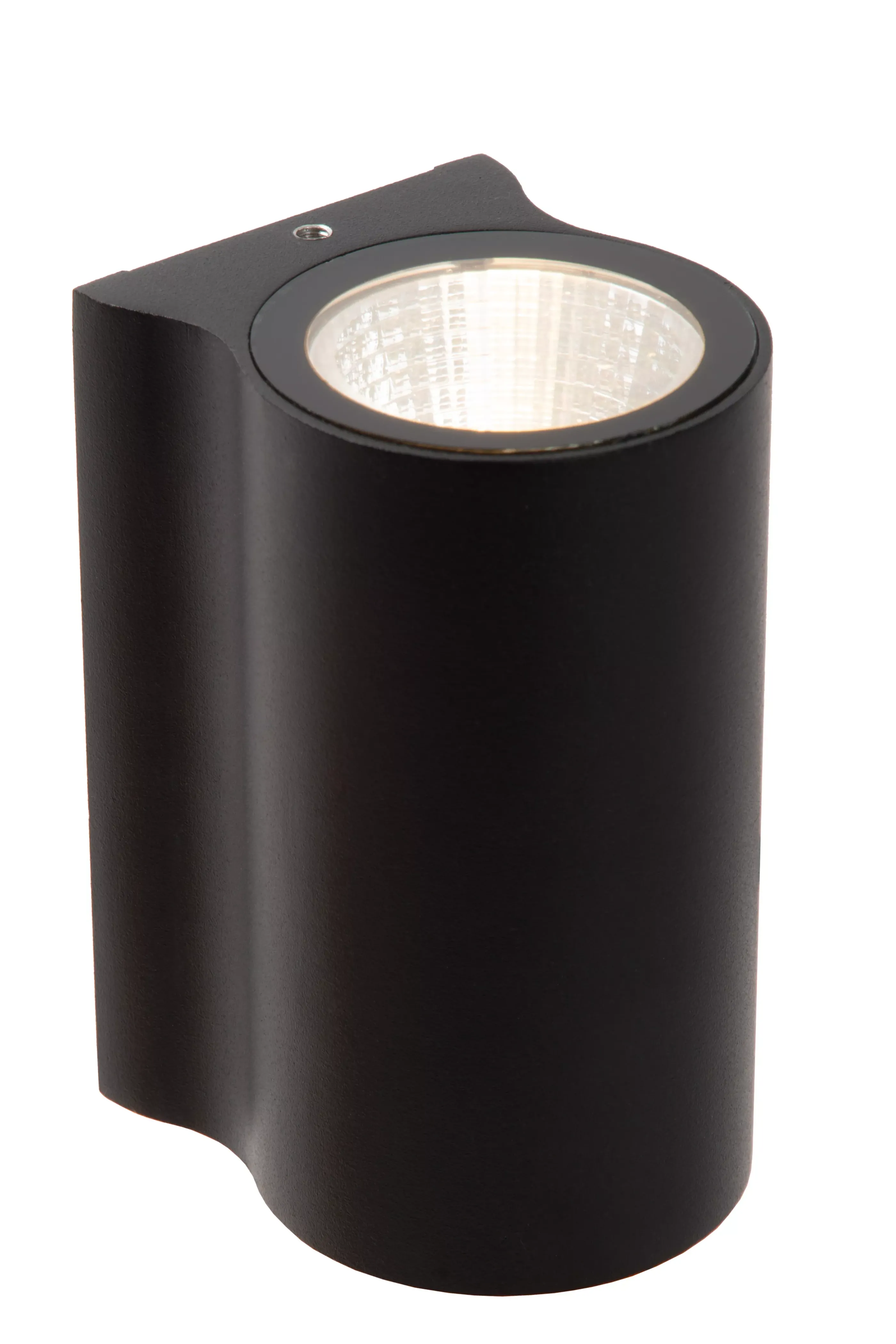 Clearance AKRA - Wandlamp Binnen/Buiten - LED - 1x6W 2700K - IP54 - Zwart Wandverlichting Buiten