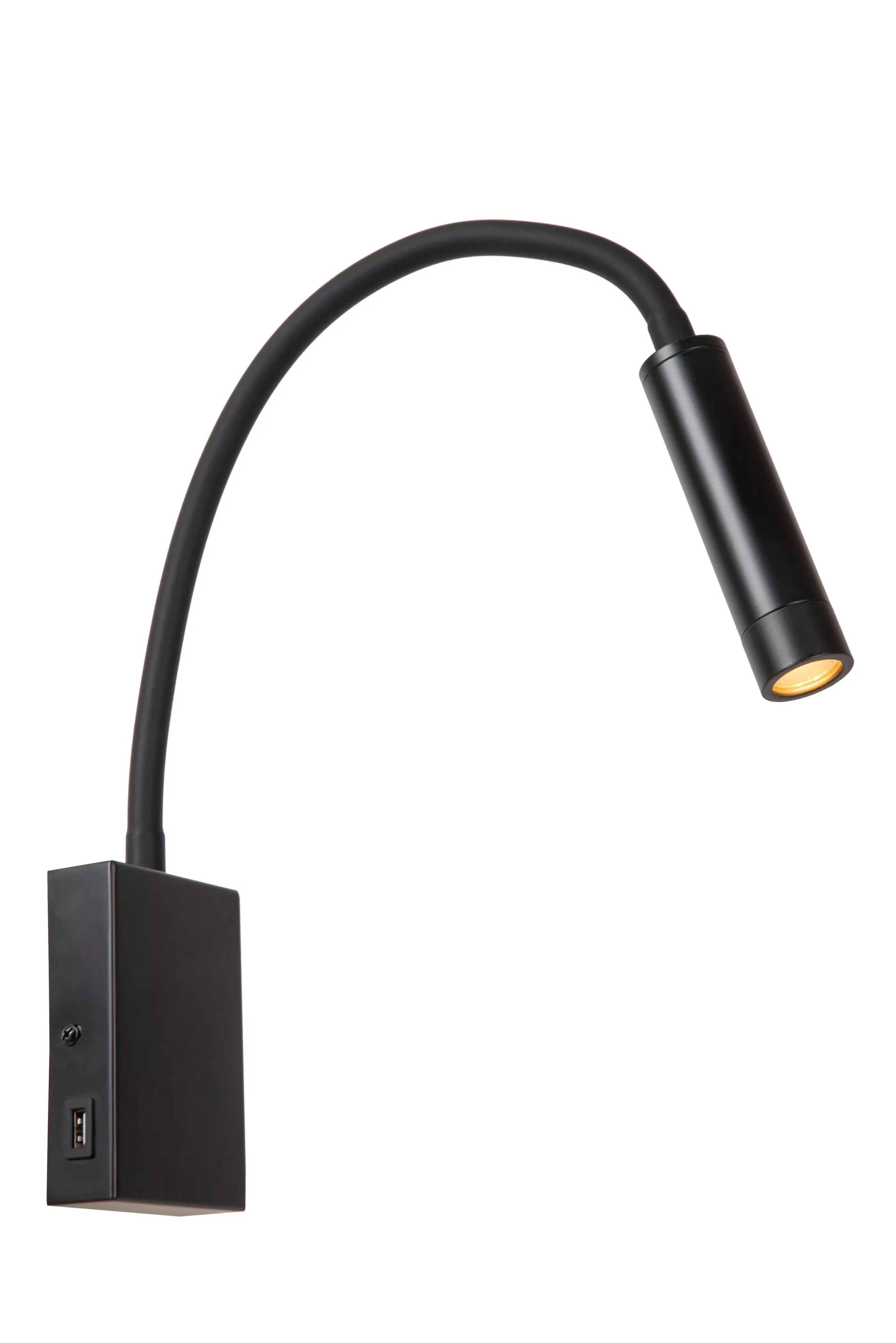 Outlet ALEC - Wandspot / Wandlamp - LED - G9 - 1x3W 2700K - Inclusief omwisselbare ringen - Zwart Wandverlichting