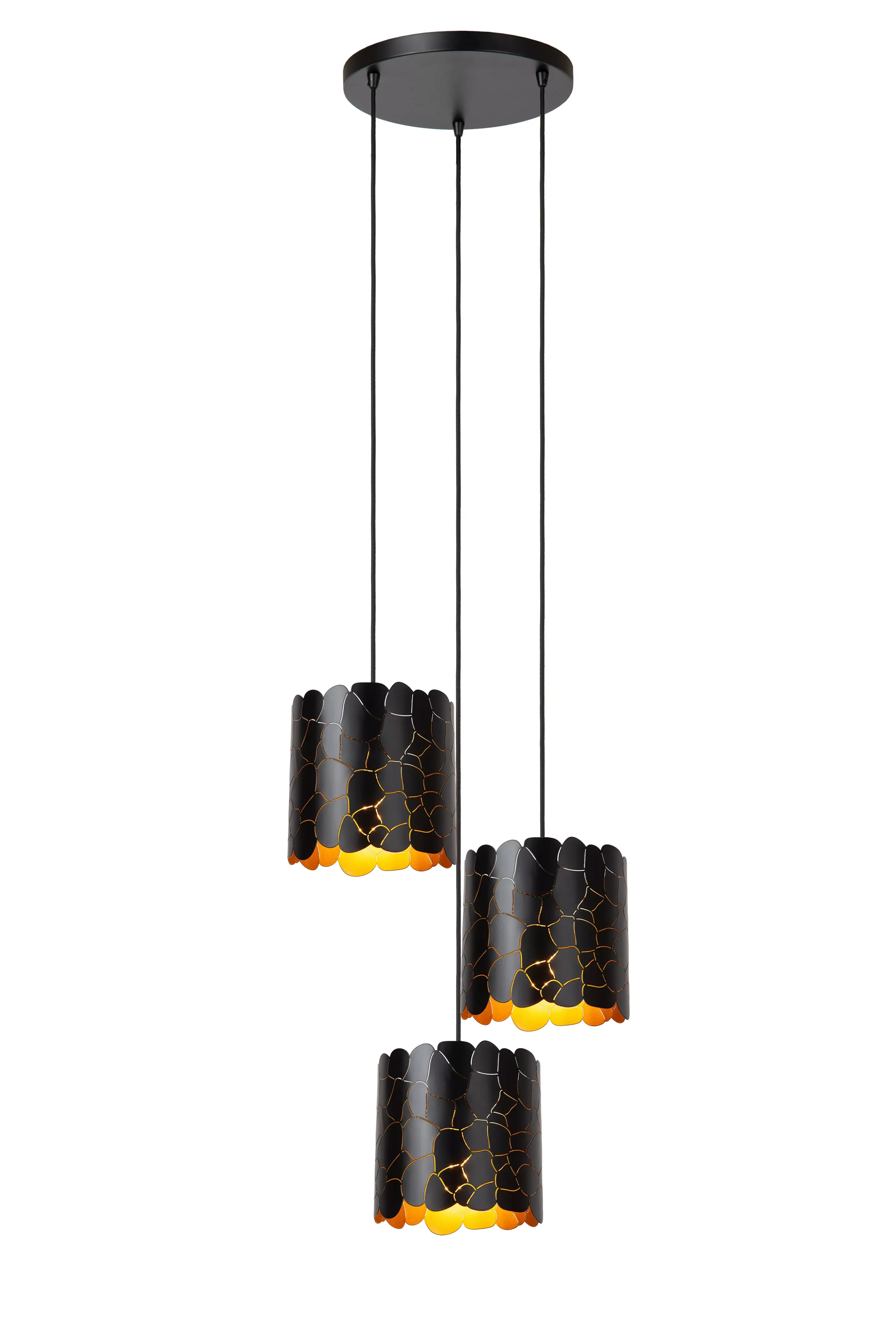 Store ALMELO - Hanglamp - 3xE27 - Zwart Hanglampen
