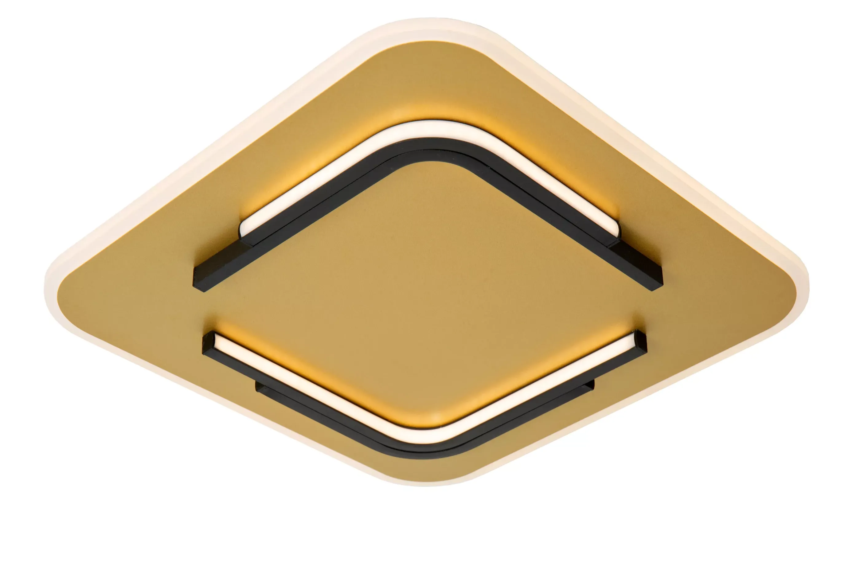 New ANDREAS - Plafonnière - LED - 1x30W 2700K - Mat Goud / Messing Plafondlampen
