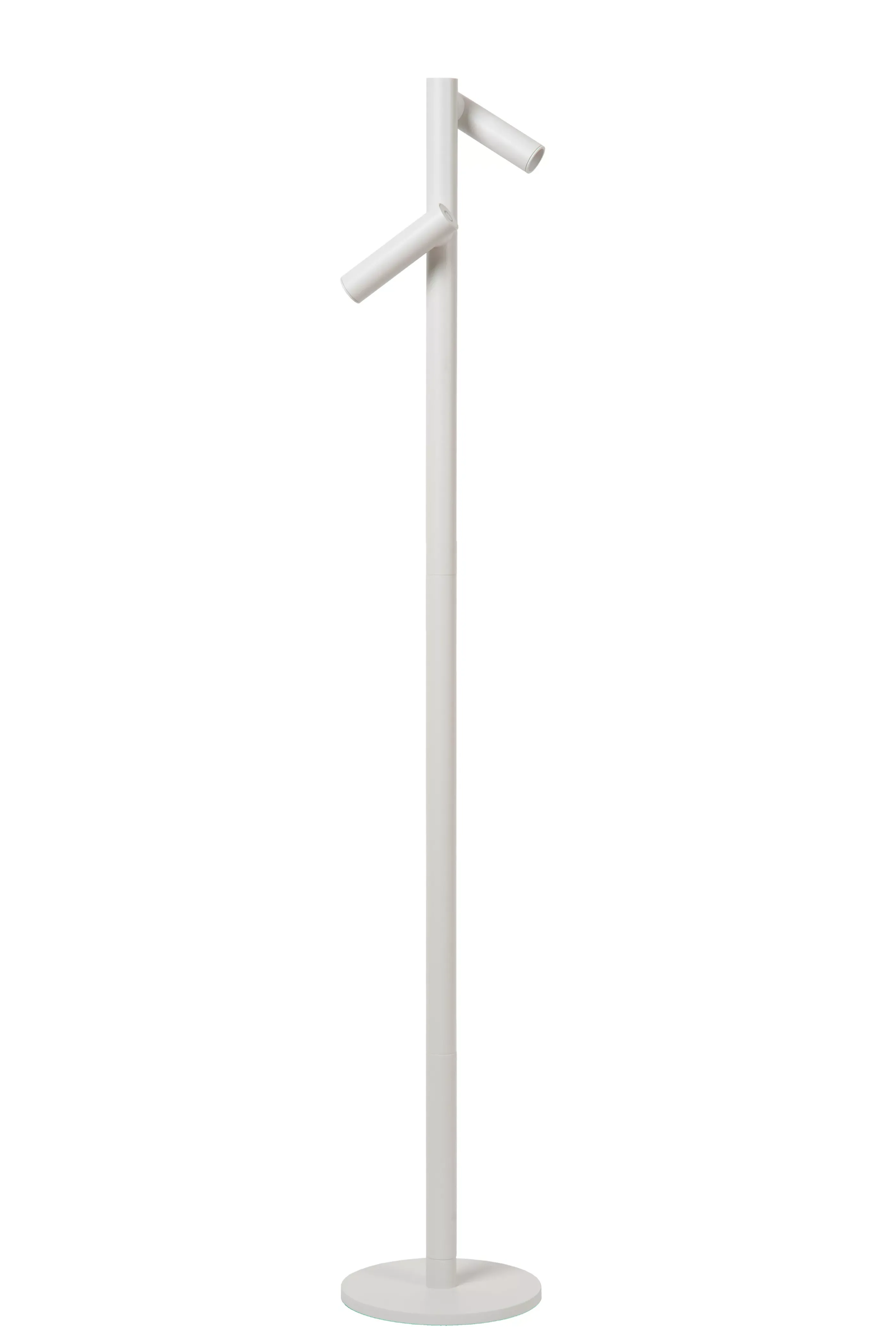 Online ANTRIM - Oplaadbare Leeslamp Binnen/Buiten - Accu/Batterij - LED Dimb. - 2x2,2W 2700K - IP54 - Met draadloos oplaadstation - Wit Staande Lampen