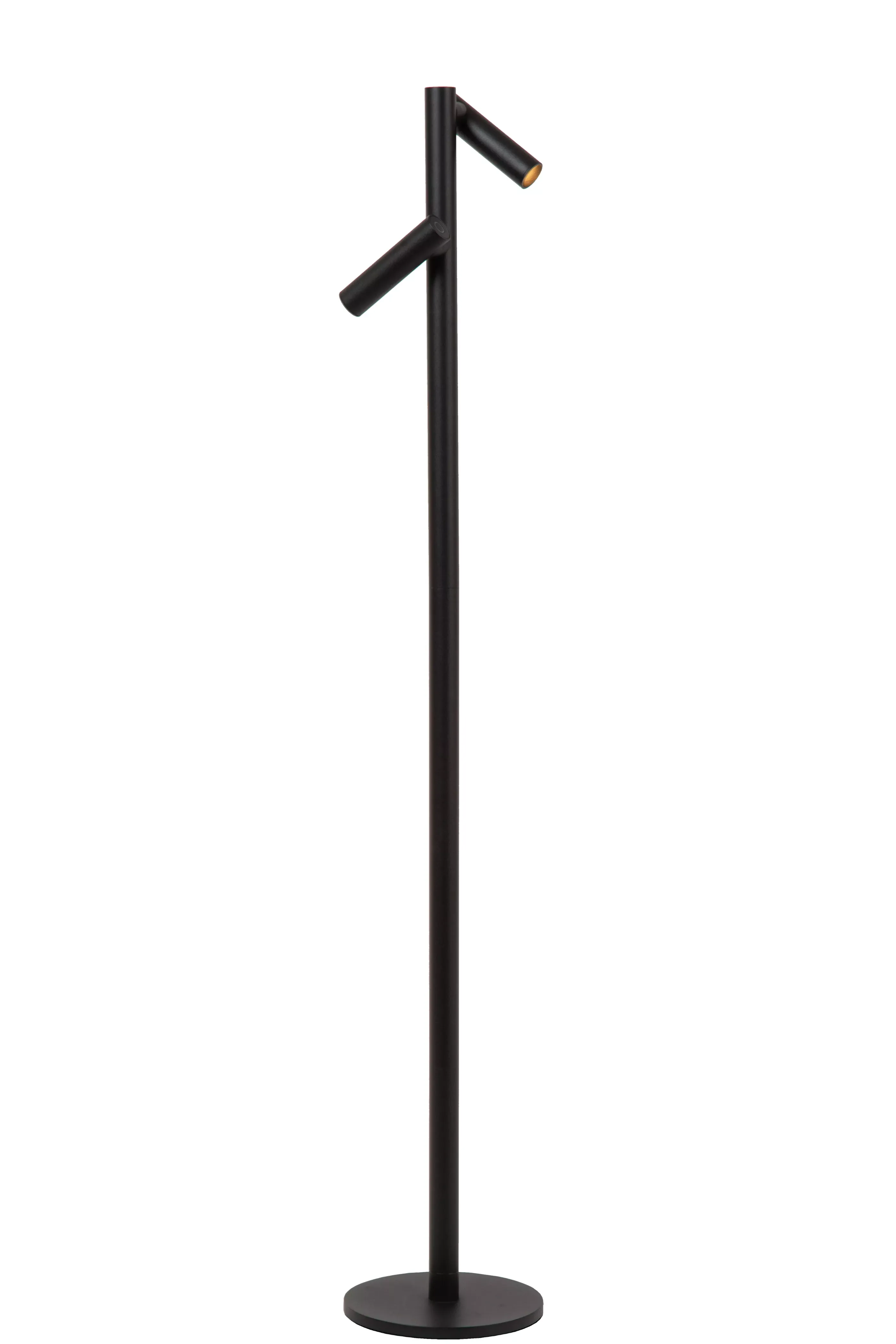 Outlet ANTRIM - Oplaadbare Leeslamp Binnen/Buiten - Accu/Batterij - LED Dimb. - 2x2,2W 2700K - IP54 - Met draadloos oplaadstation - Zwart Staande Lampen