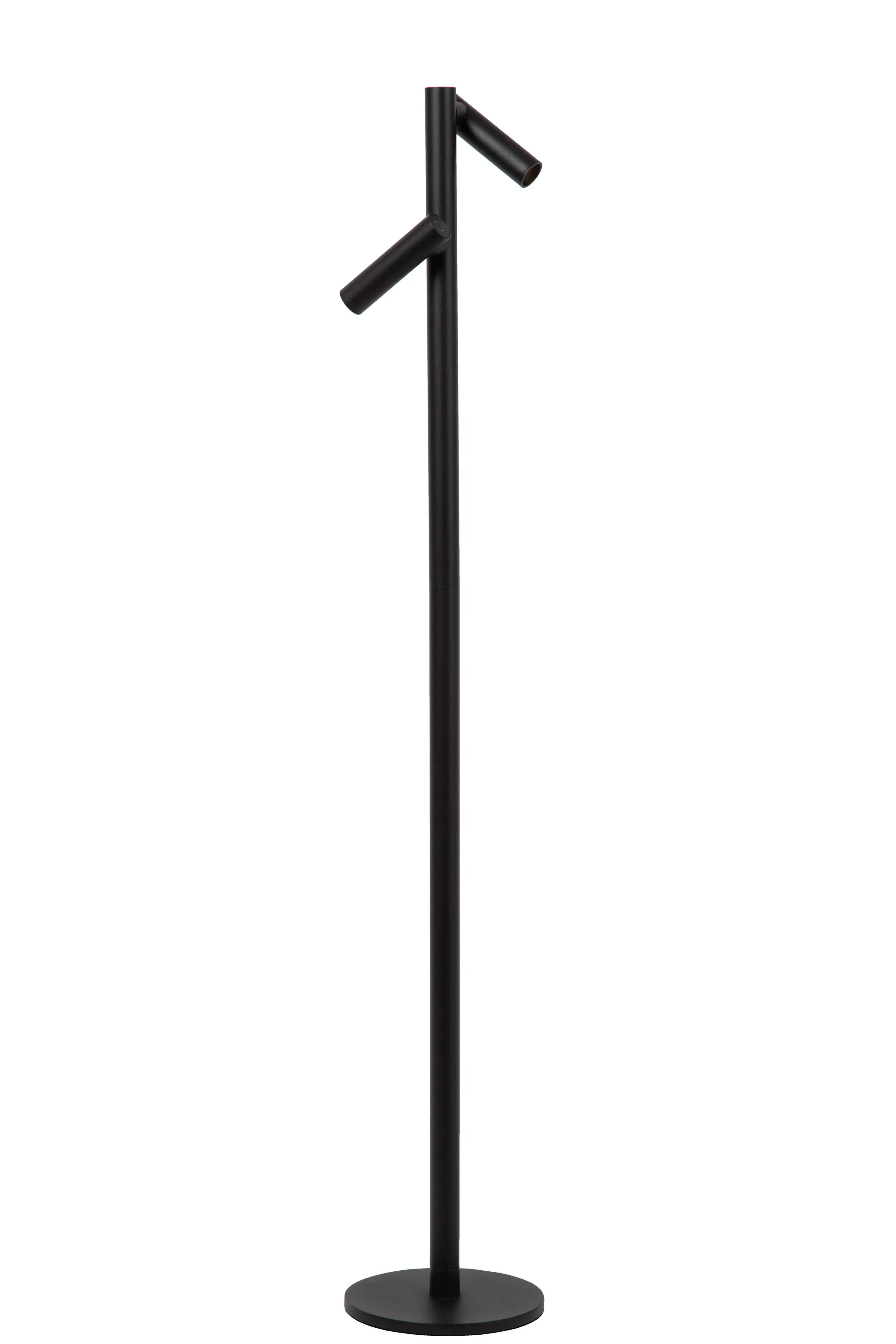 Outlet ANTRIM - Oplaadbare Leeslamp Binnen/Buiten - Accu/Batterij - LED Dimb. - 2x2,2W 2700K - IP54 - Met draadloos oplaadstation - Zwart Staande Lampen