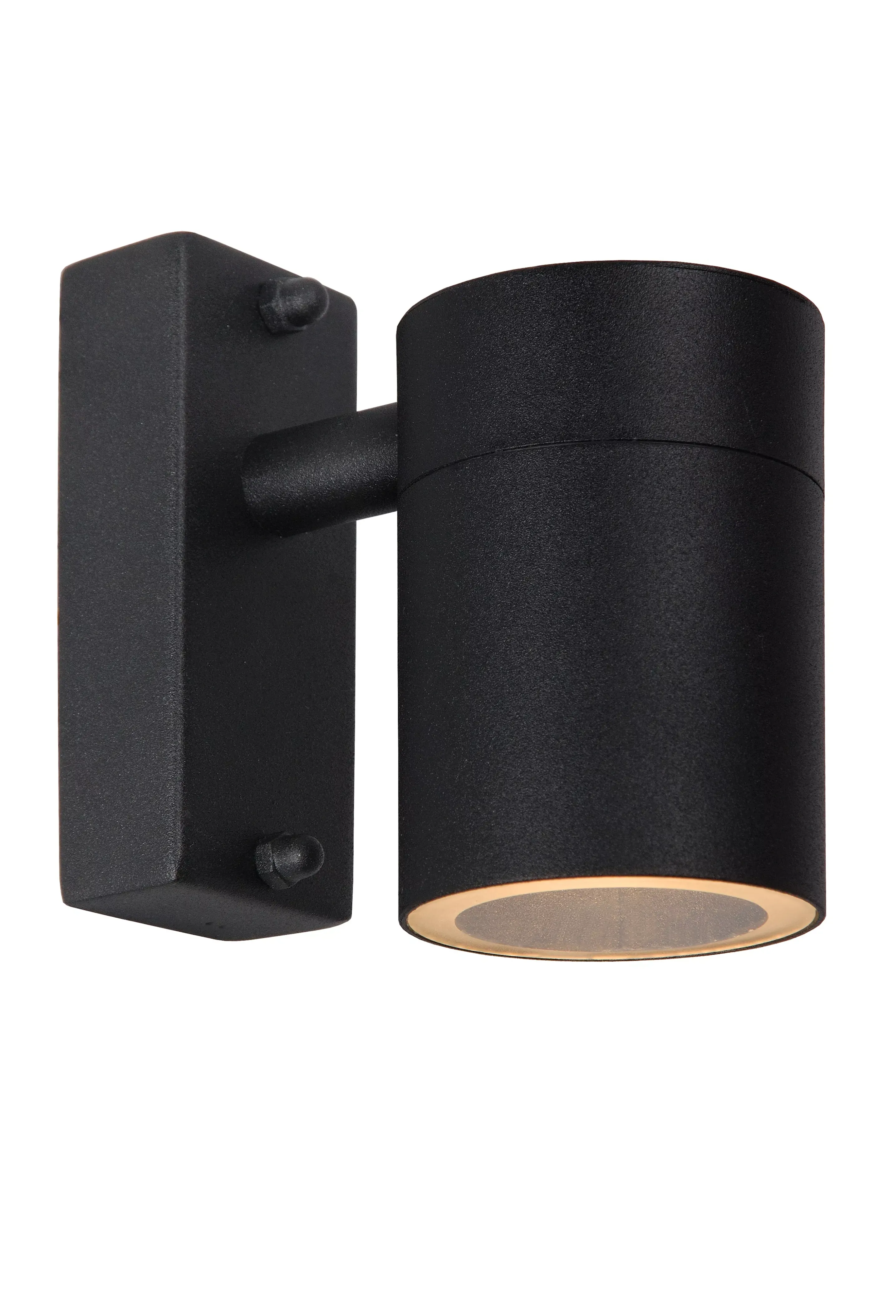 Hot ARNE-LED - Wandspot / Wandlamp Binnen/Buiten - Ø 6,3 cm - LED - GU10 - 1x5W 2700K - IP44 - Zwart Wandverlichting Buiten