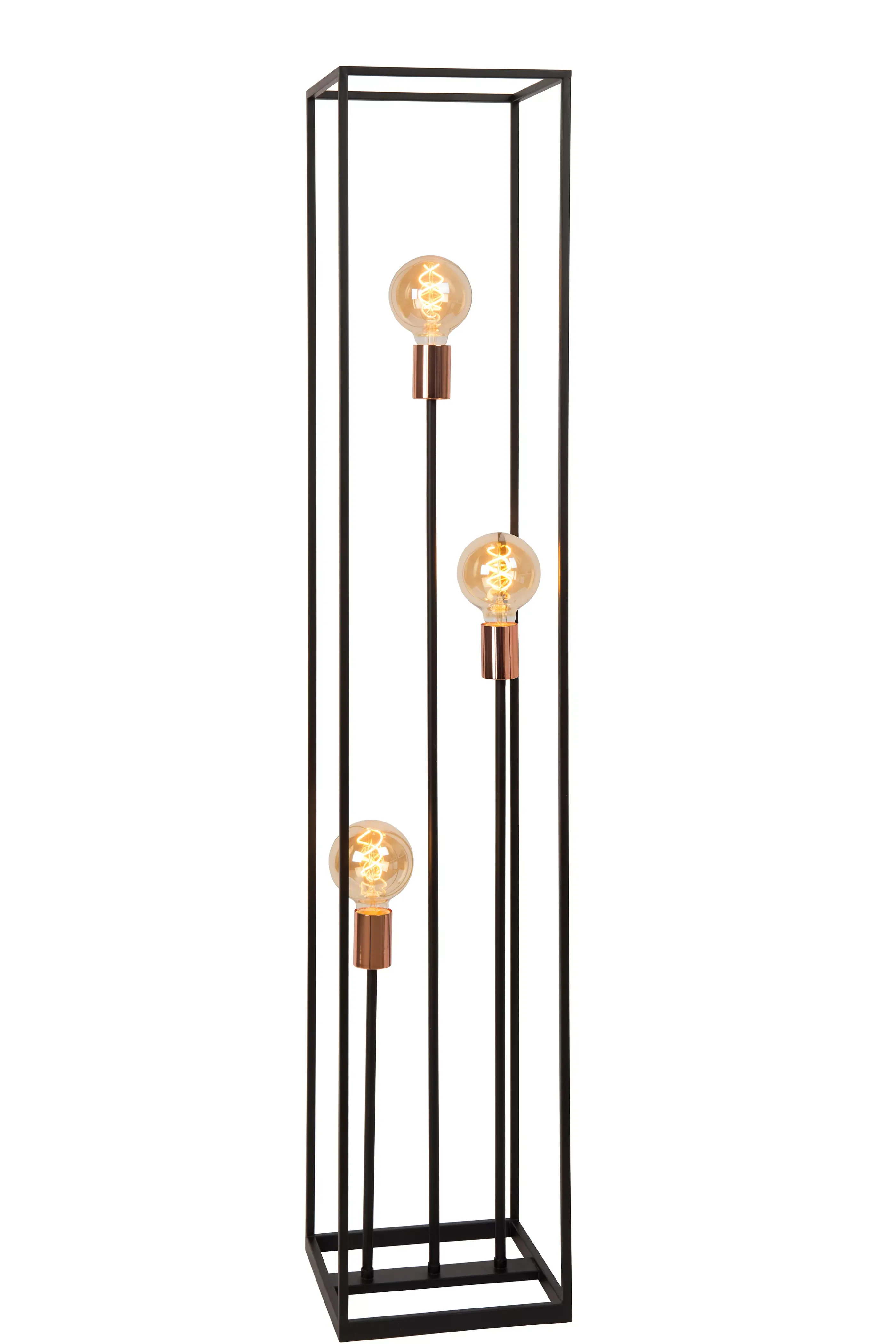 Store ARTHUR - Vloerlamp - 3xE27 - Zwart Staande Lampen
