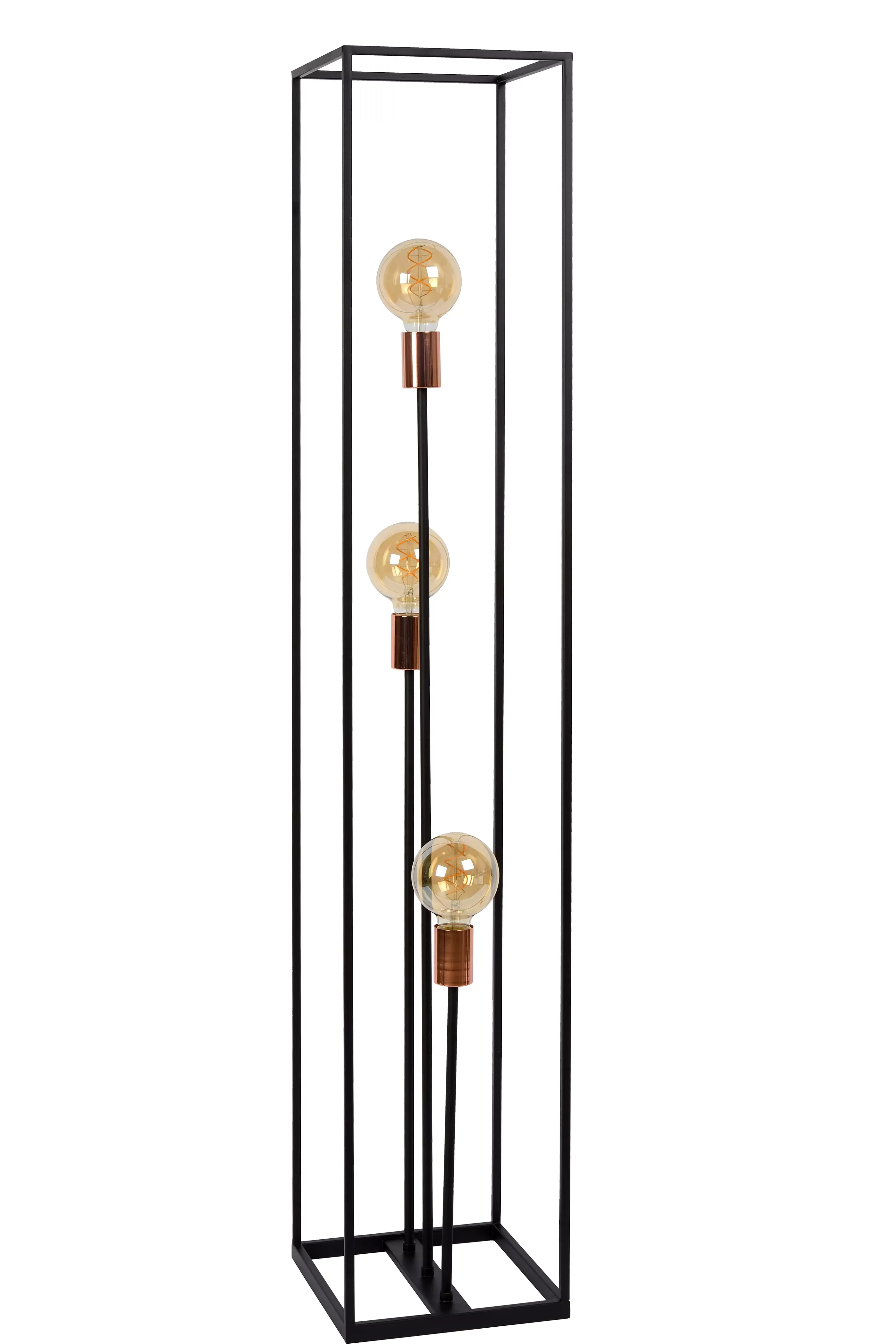 Store ARTHUR - Vloerlamp - 3xE27 - Zwart Staande Lampen