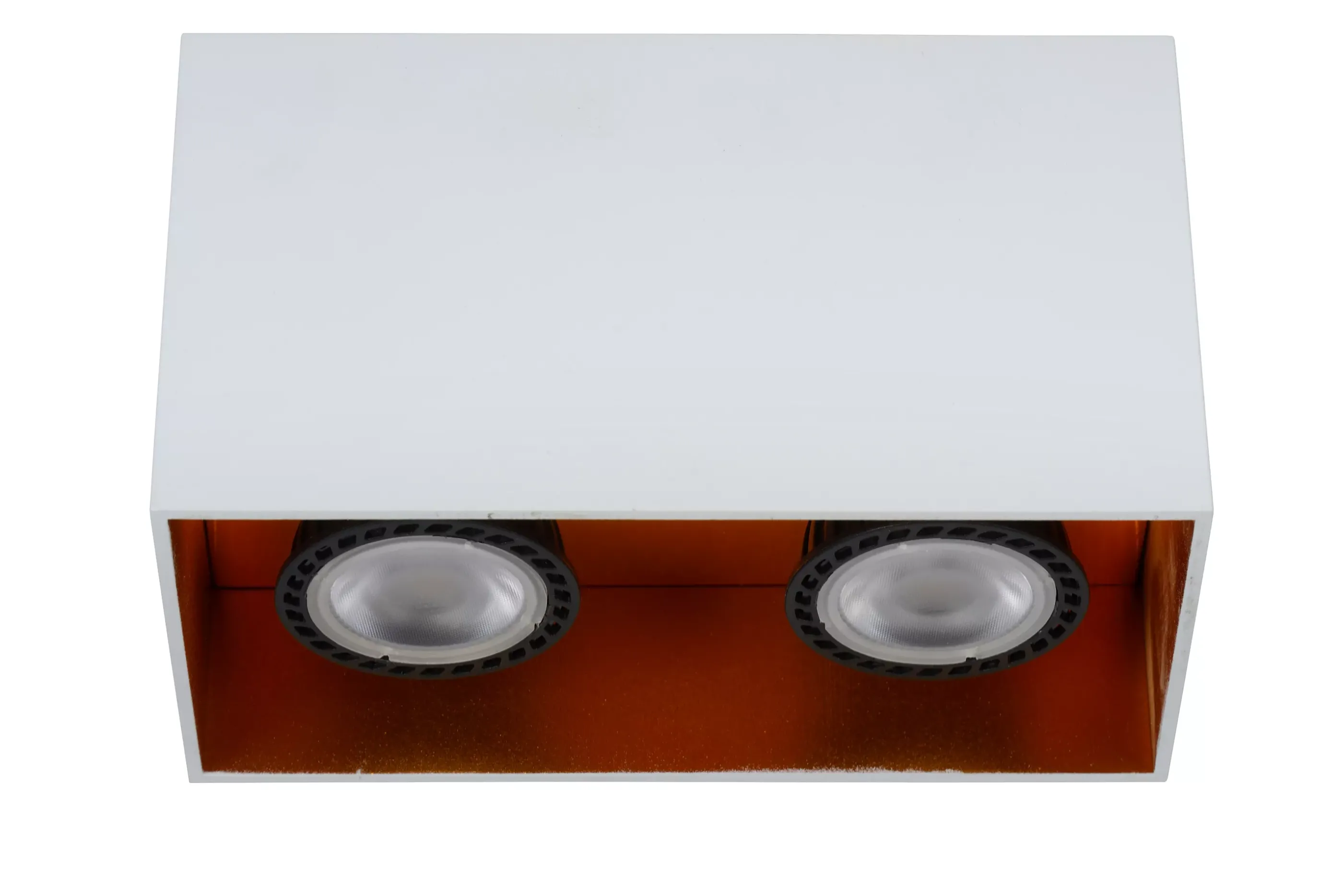 Outlet BIDO - Plafondspot - 2xGU10 - Wit Plafondlampen