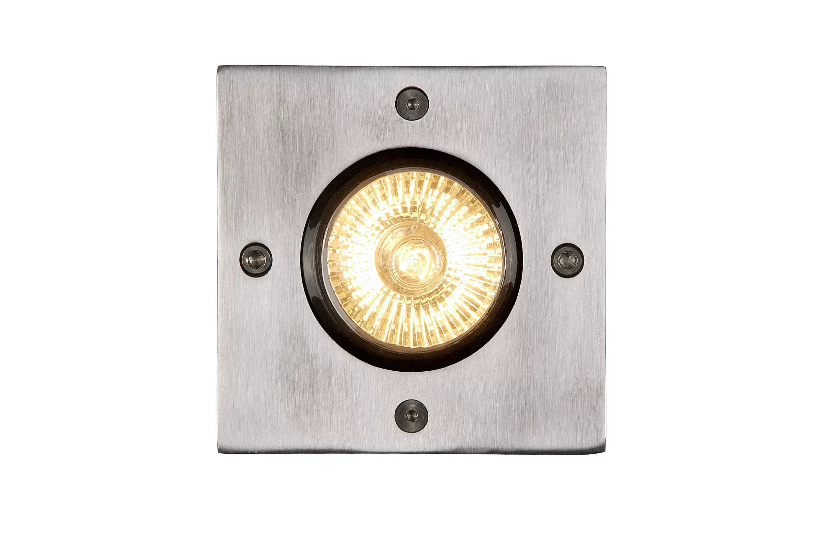 New BILTIN - Grondspot Binnen/Buiten - 1xGU10 - IP67 - Mat chroom Inbouwverlichting Buiten
