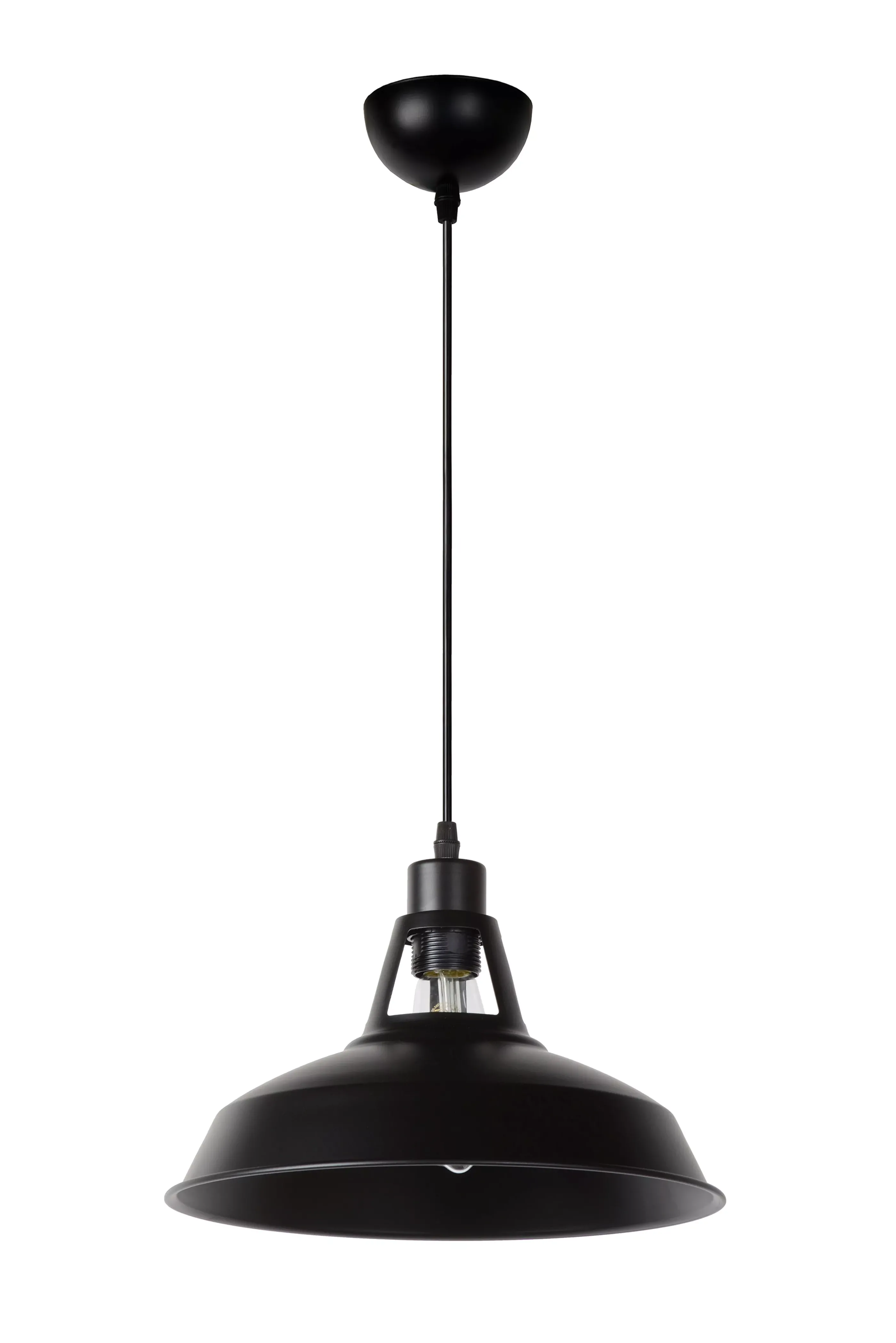 Online BRASSY-BIS - Hanglamp - Ø 31 cm - 1xE27 - Zwart Hanglampen