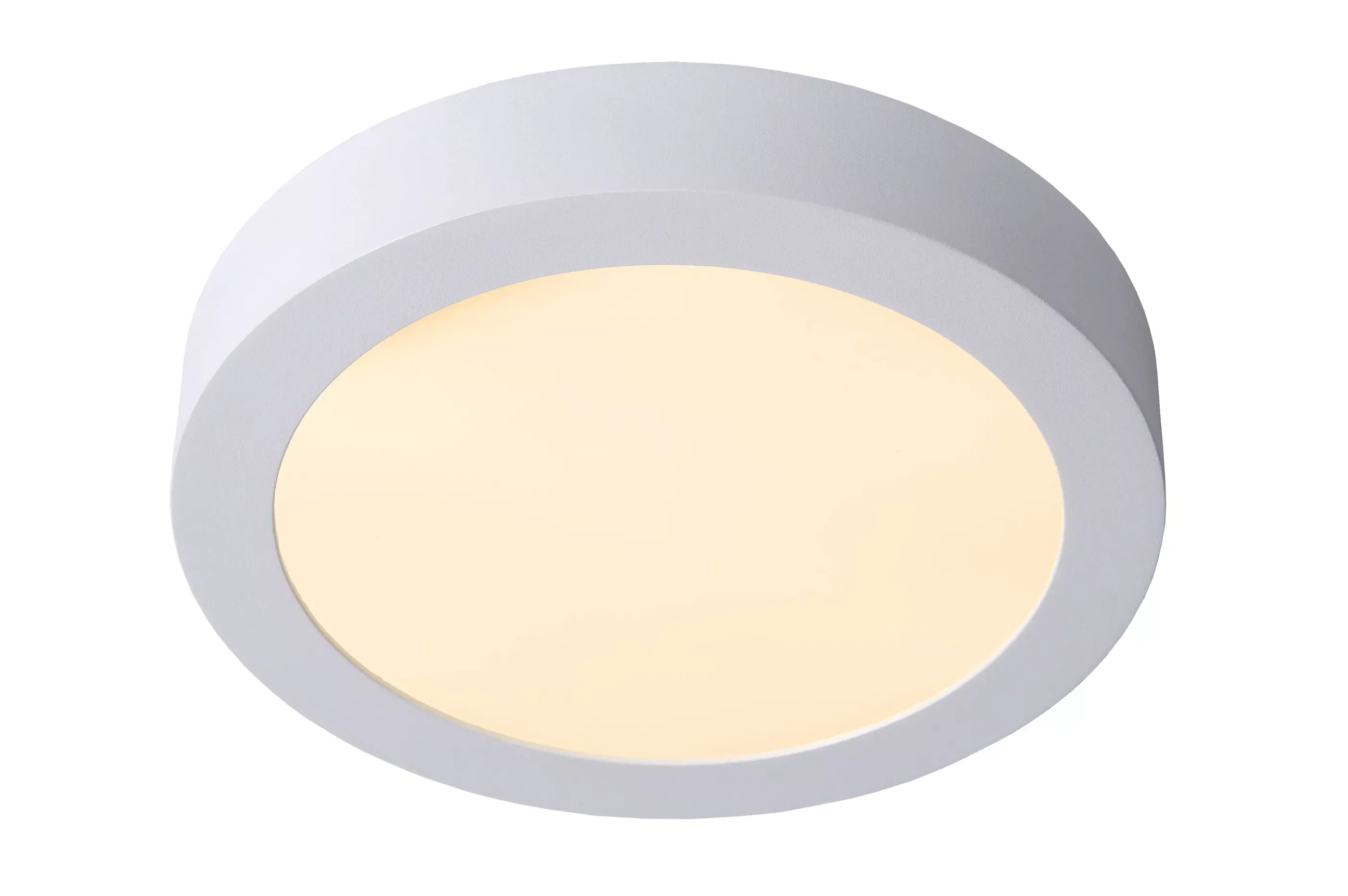 Hot BRICE-LED - Plafonnière Badkamer - Ø 24 cm - LED Dimb. - 1x15W 3000K - IP44 - Wit Plafondlampen