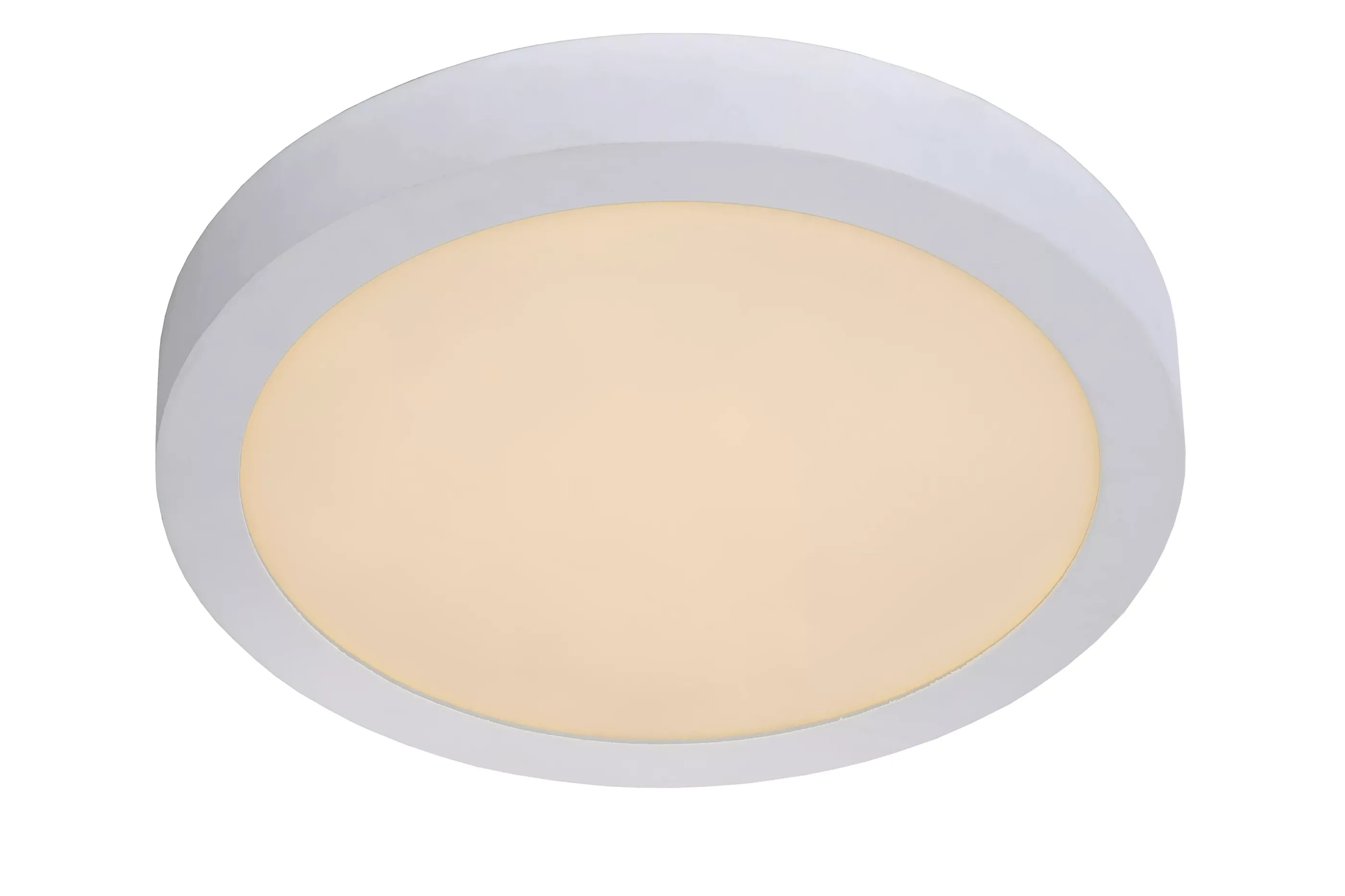 Flash Sale BRICE-LED - Plafonnière Badkamer - Ø 30 cm - LED Dimb. - 1x30W 3000K - IP44 - Wit Plafondlampen