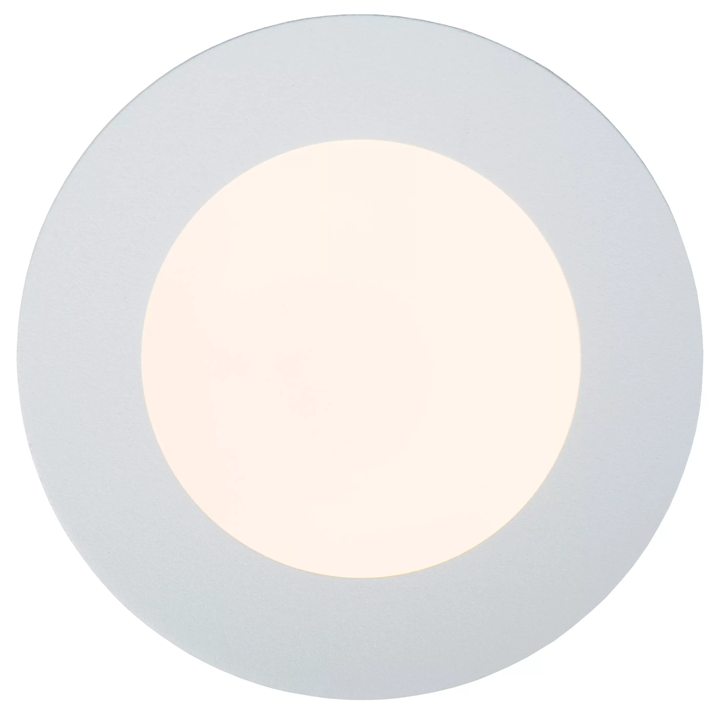 Flash Sale BRICE-LED - Plafonnière Badkamer - Ø 11,7 cm - LED Dimb. - 1x8W 3000K - IP44 - Wit Plafondlampen