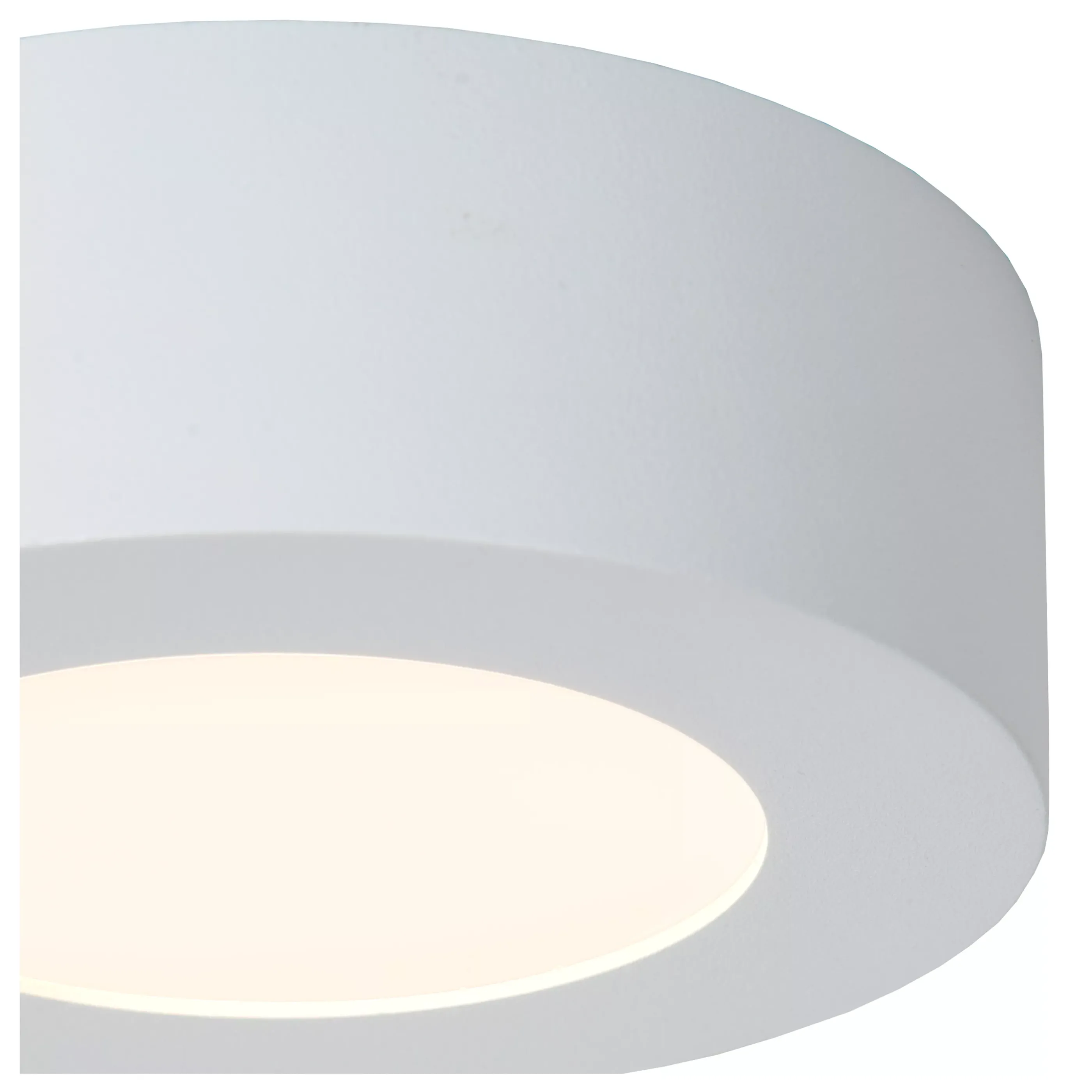 Flash Sale BRICE-LED - Plafonnière Badkamer - Ø 11,7 cm - LED Dimb. - 1x8W 3000K - IP44 - Wit Plafondlampen