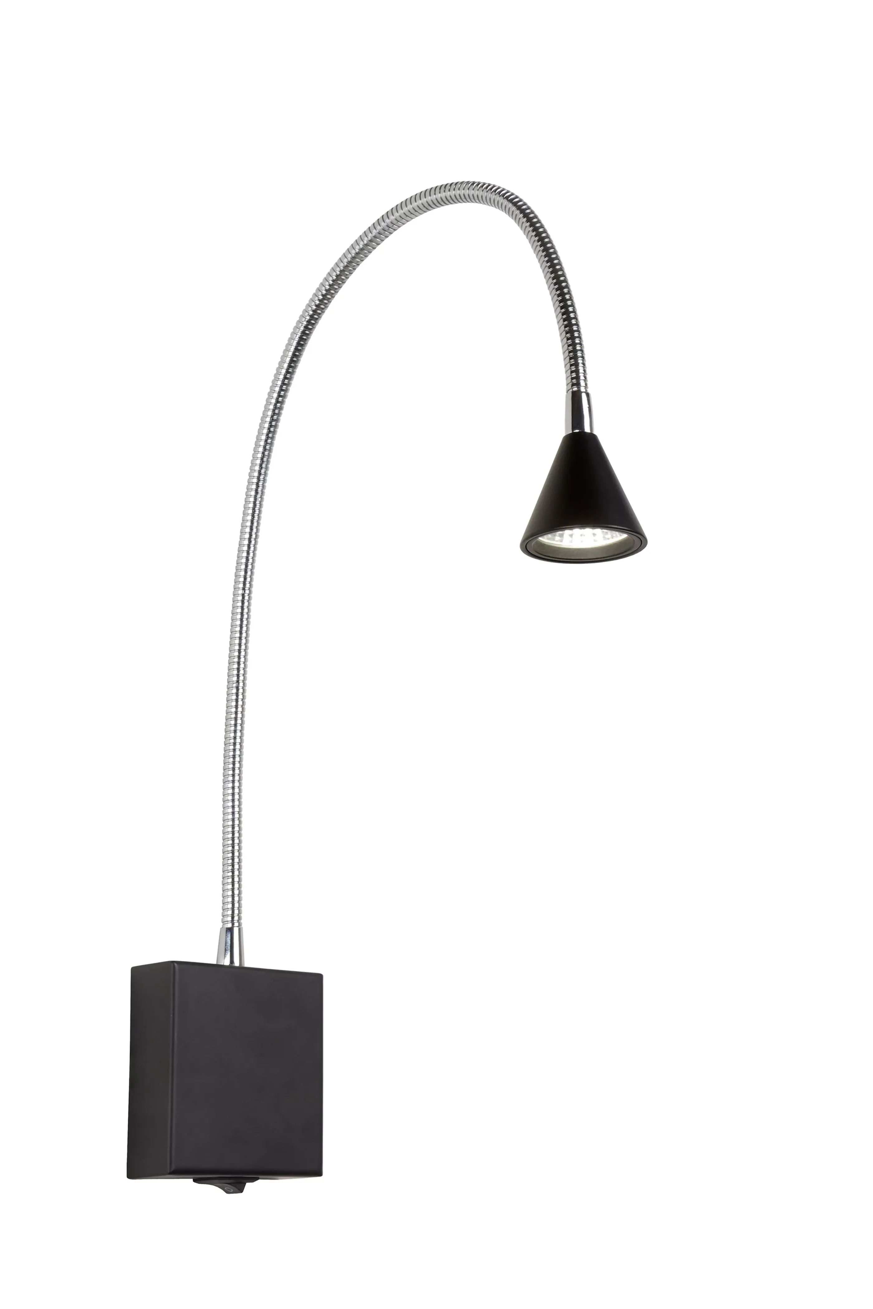 Clearance BUDDY - Bedlamp / Wandlamp - LED - 1x4W 4000K - Zwart Wandverlichting