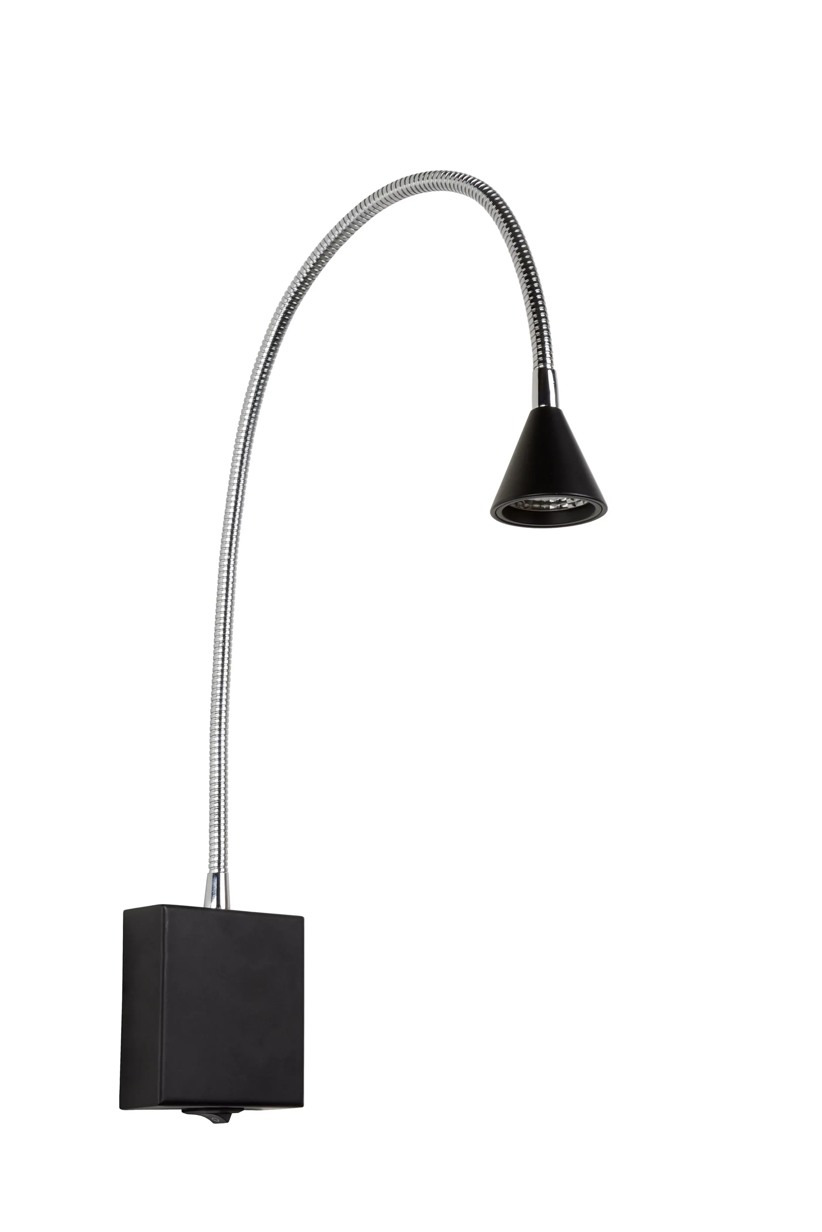 Clearance BUDDY - Bedlamp / Wandlamp - LED - 1x4W 4000K - Zwart Wandverlichting
