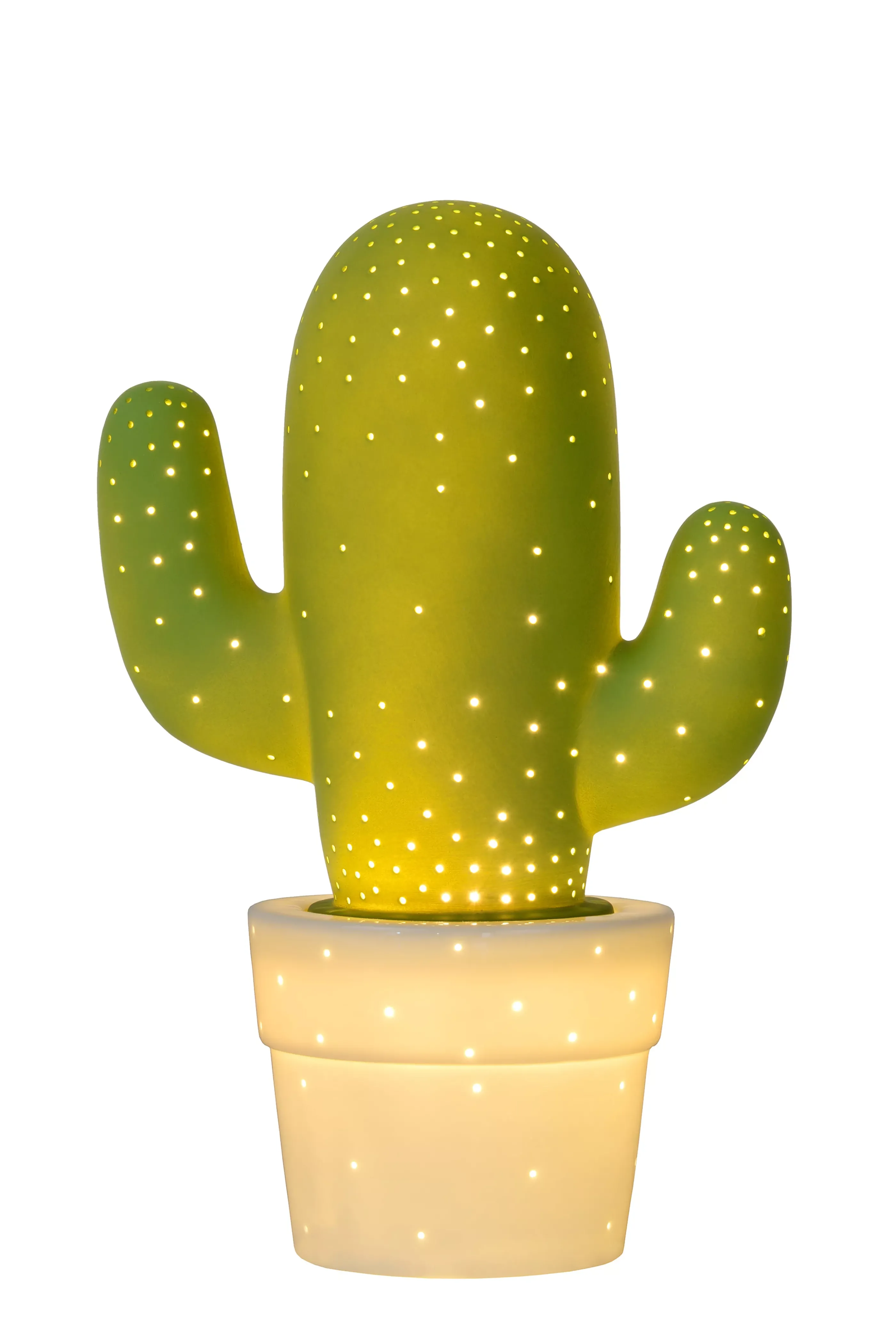 Outlet CACTUS - Tafellamp - 1xE14 - Groen Tafellampen