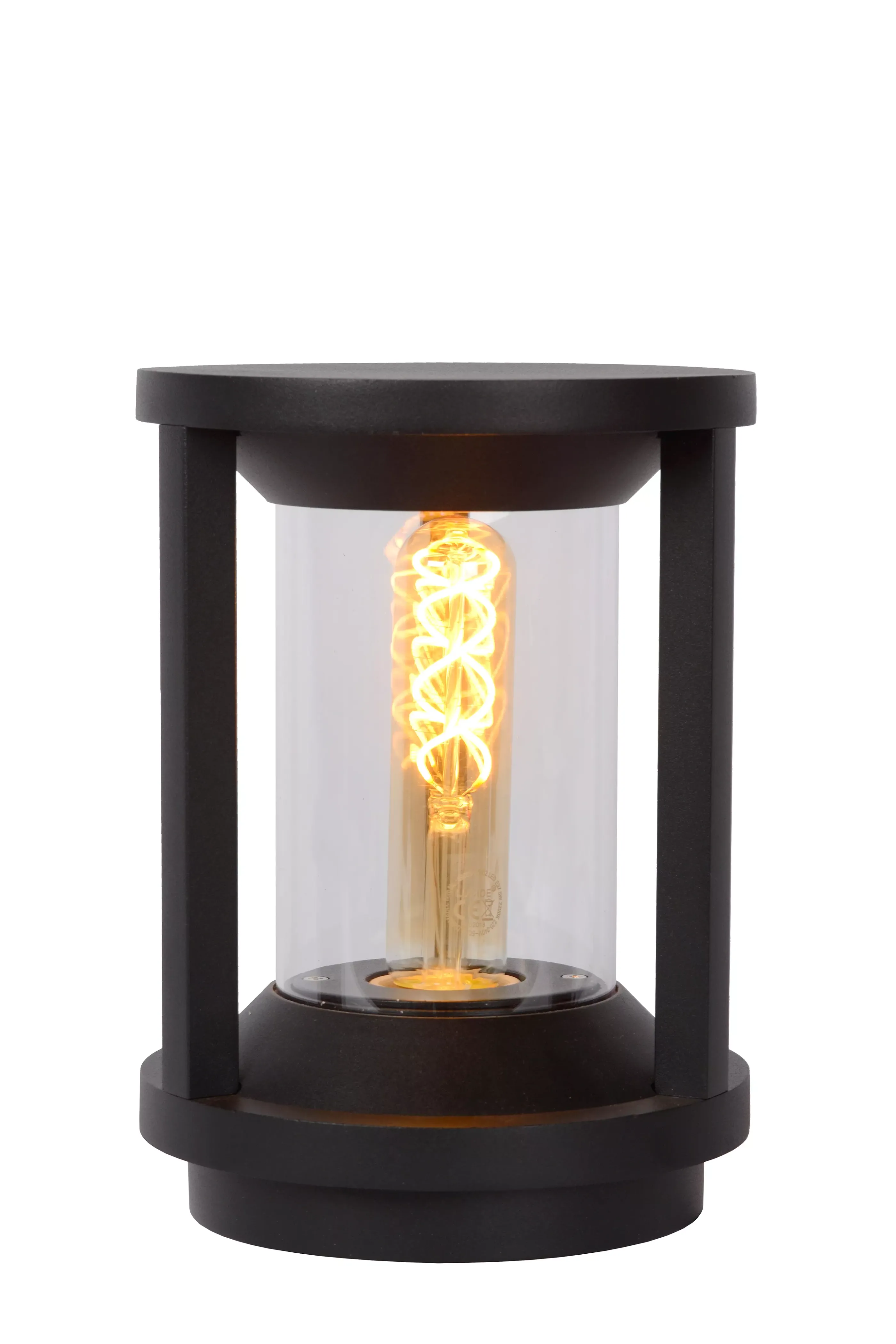 Shop CADIX - Sokkellamp - Ø 16 cm - 1xE27 - IP65 - Zwart Sokkellampen