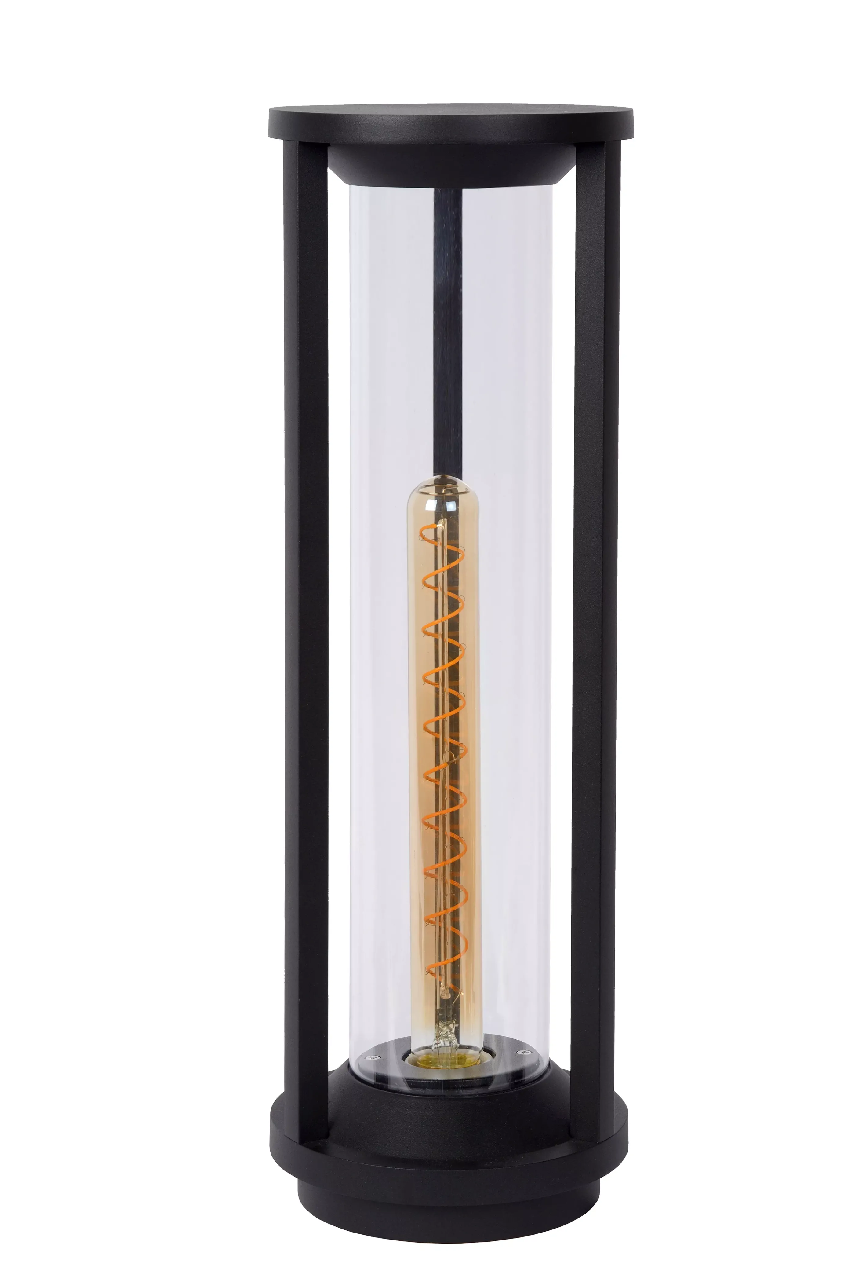 Hot CADIX - Sokkellamp - Ø 16 cm - 1xE27 - IP65 - Zwart Sokkellampen