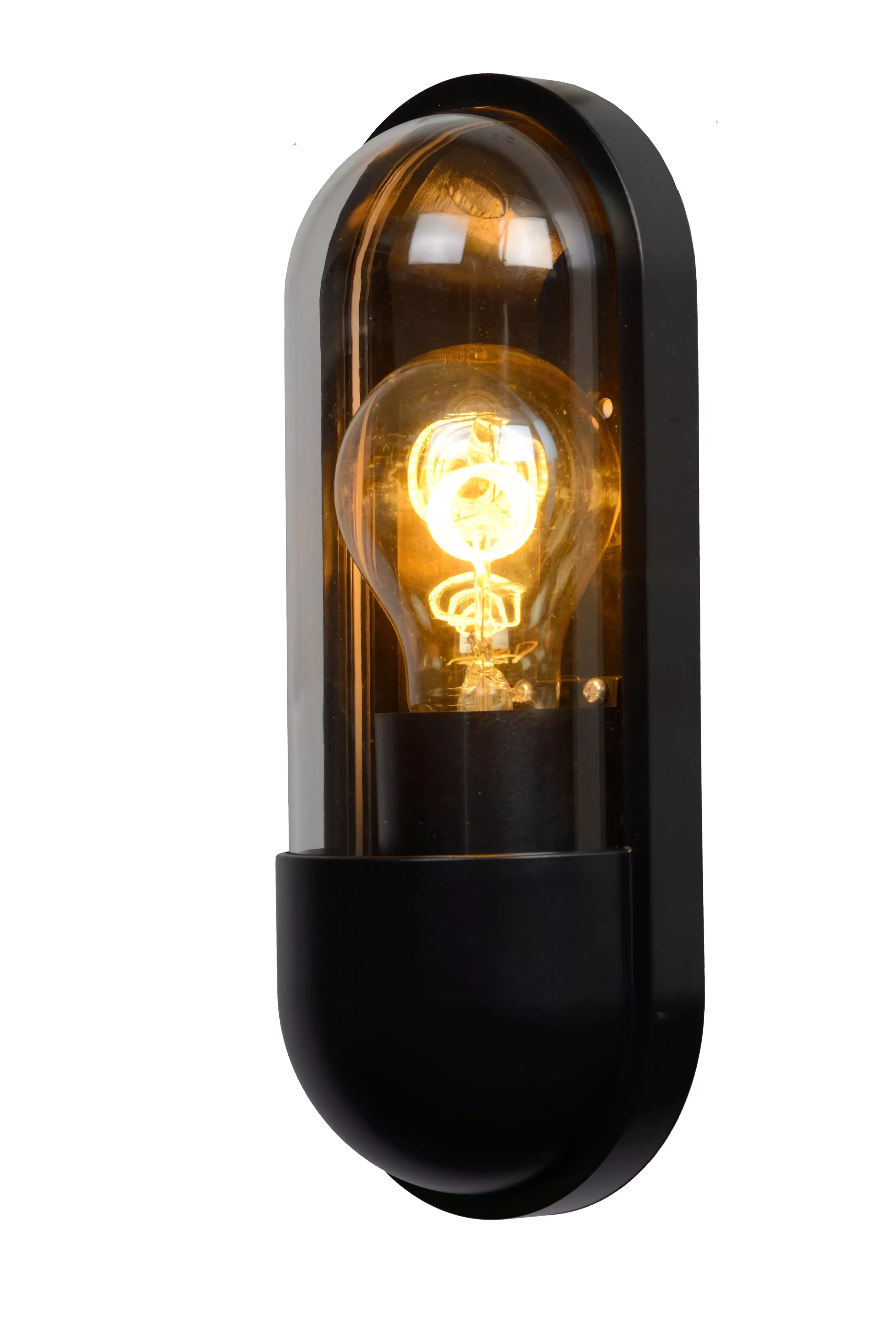 Sale CAPSULE - Wandlamp Binnen/Buiten - 1xE27 - IP54 - Zwart Wandverlichting Buiten