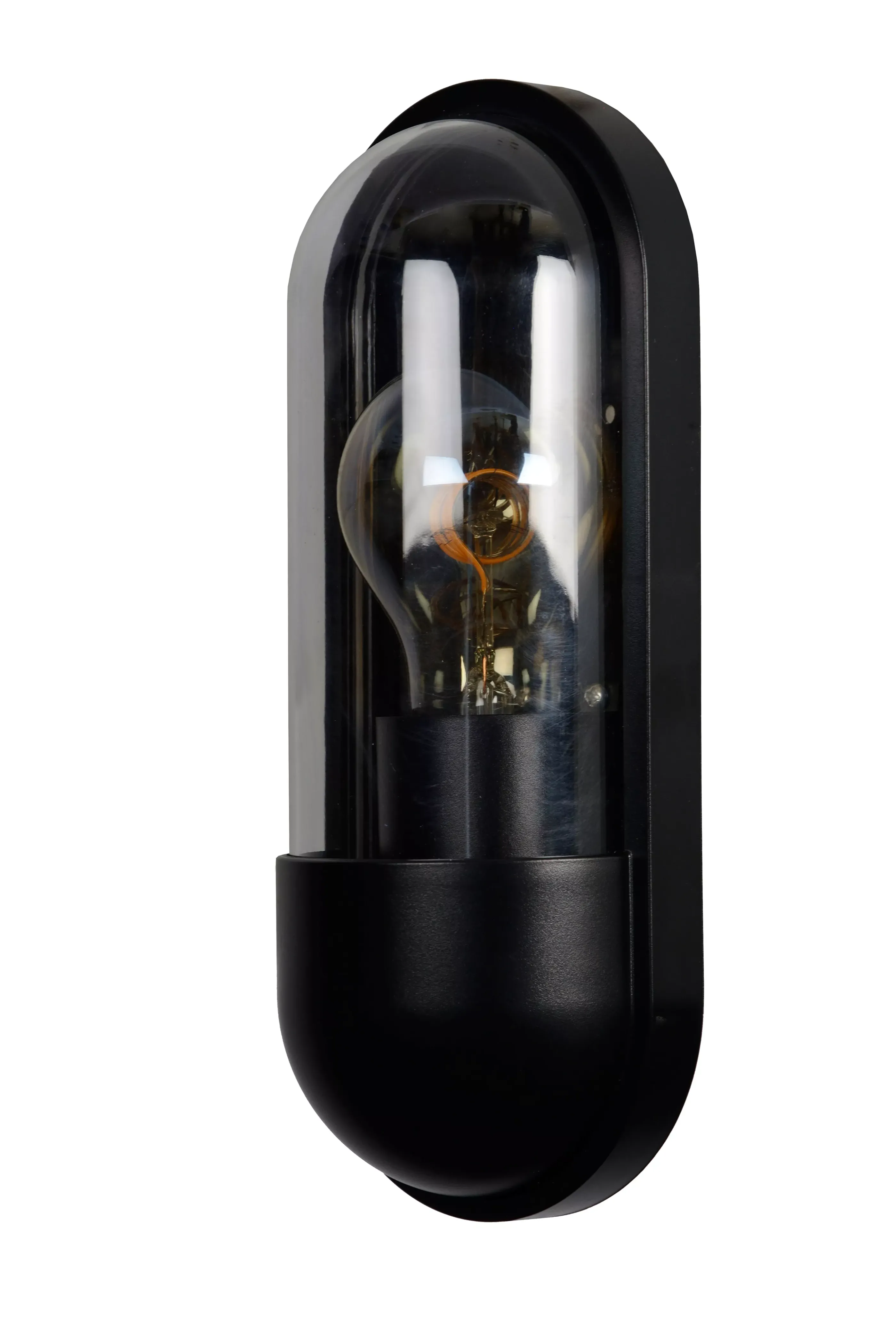 Sale CAPSULE - Wandlamp Binnen/Buiten - 1xE27 - IP54 - Zwart Wandverlichting Buiten