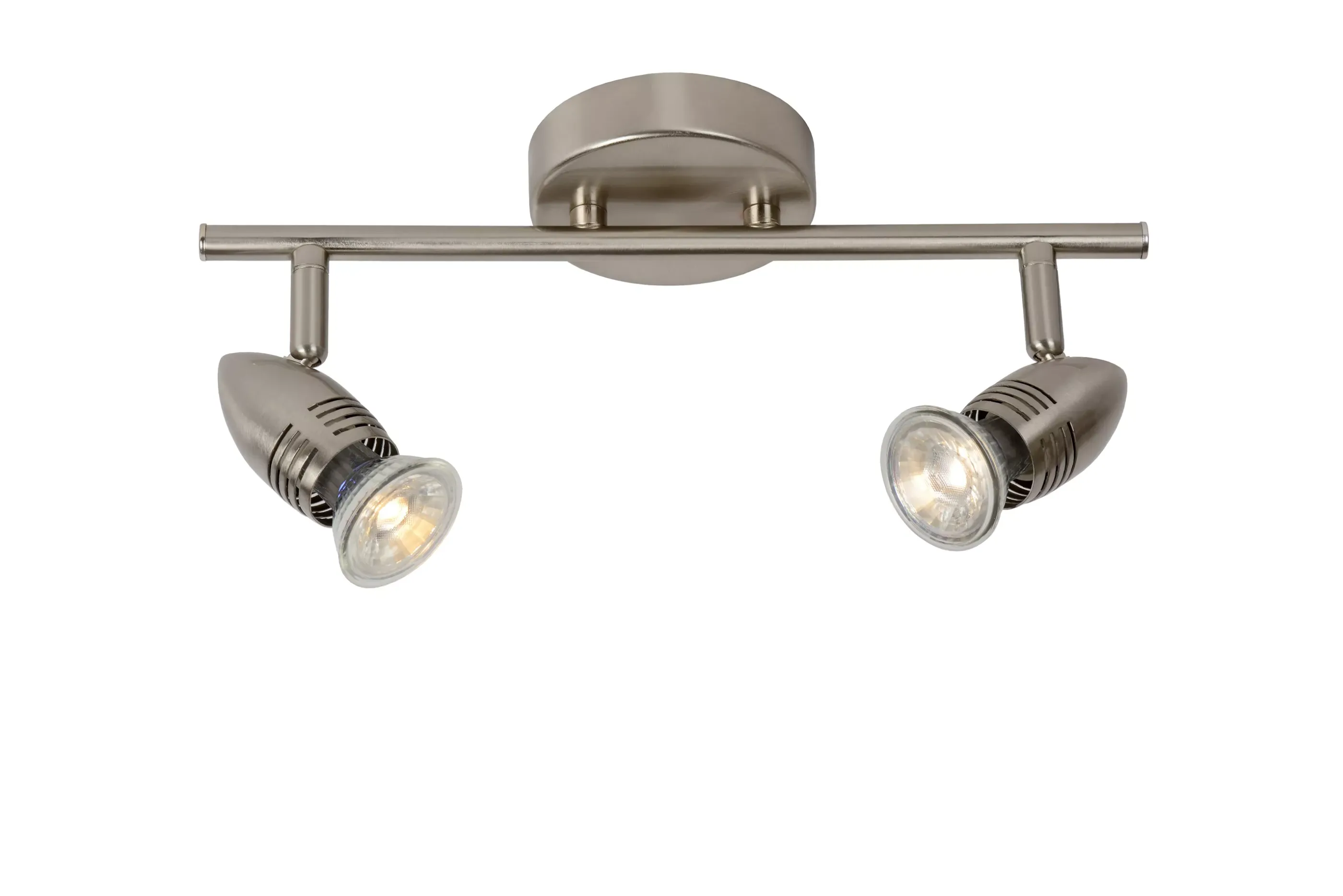 Shop CARO-LED - Plafondspot - LED - GU10 - 2x5W 2700K - Mat chroom Plafondlampen