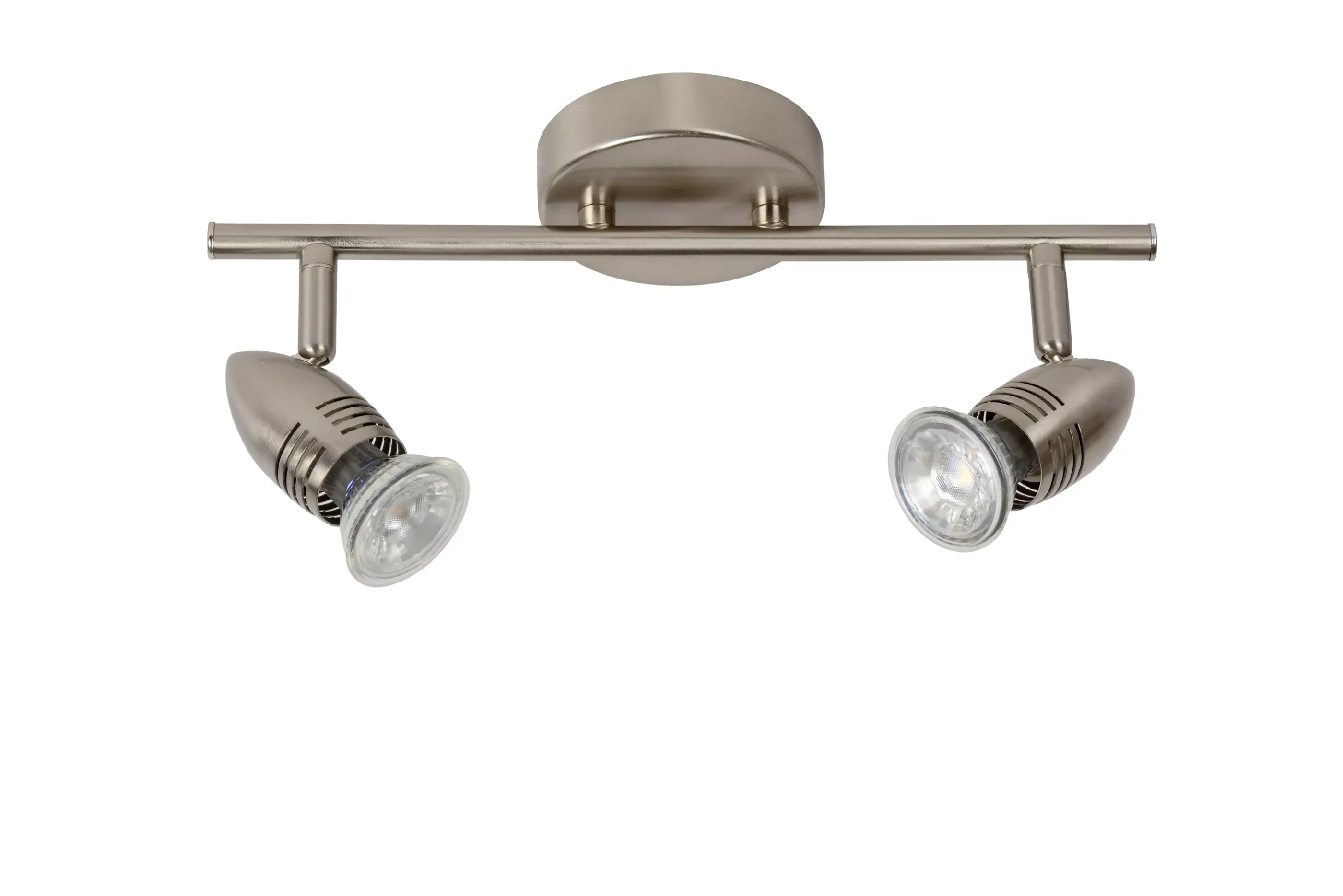 Shop CARO-LED - Plafondspot - LED - GU10 - 2x5W 2700K - Mat chroom Plafondlampen