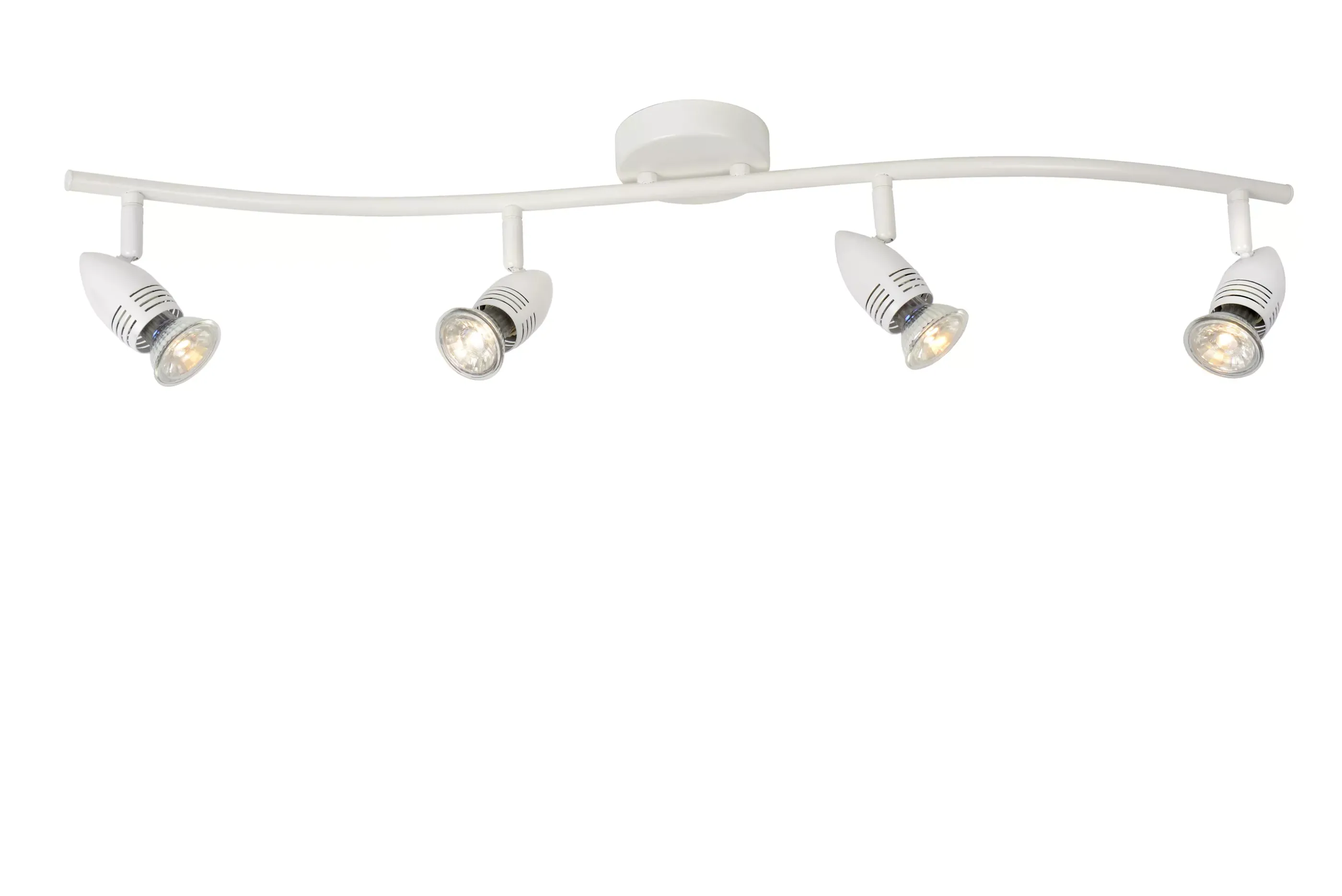 New CARO-LED - Plafondspot - LED - GU10 - 4x5W 2700K - Wit Plafondlampen