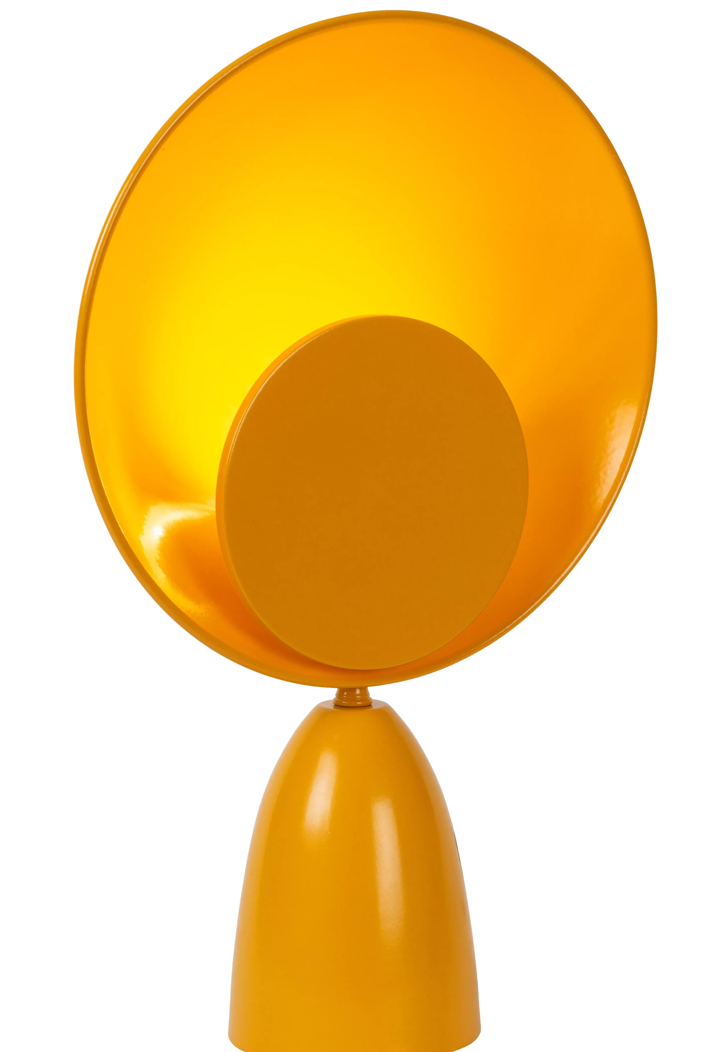 Sale CASTAMAR - Tafellamp - Ø 25,5 cm - LED - 1x8W 2100K - Okergeel Tafellampen