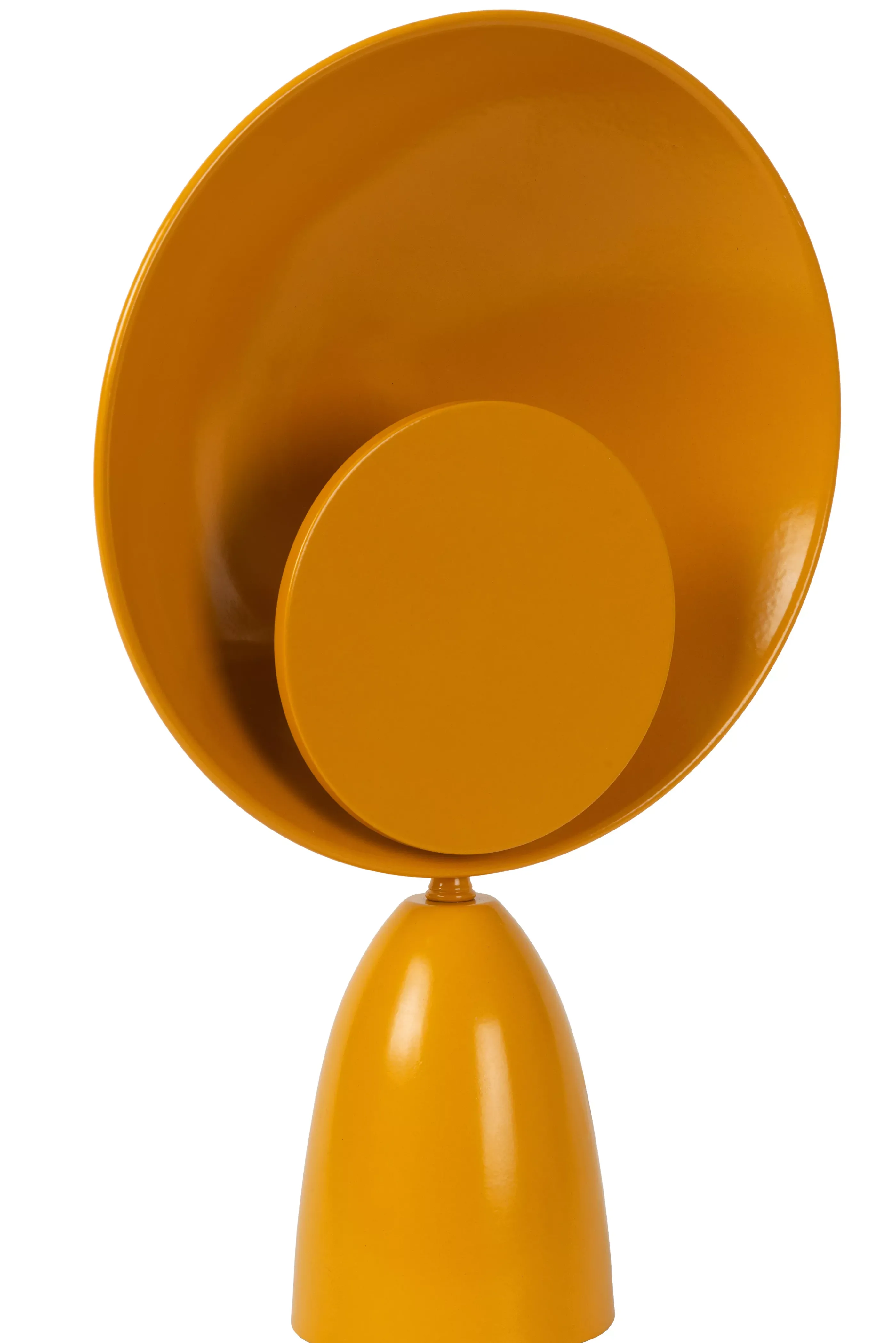 Sale CASTAMAR - Tafellamp - Ø 25,5 cm - LED - 1x8W 2100K - Okergeel Tafellampen