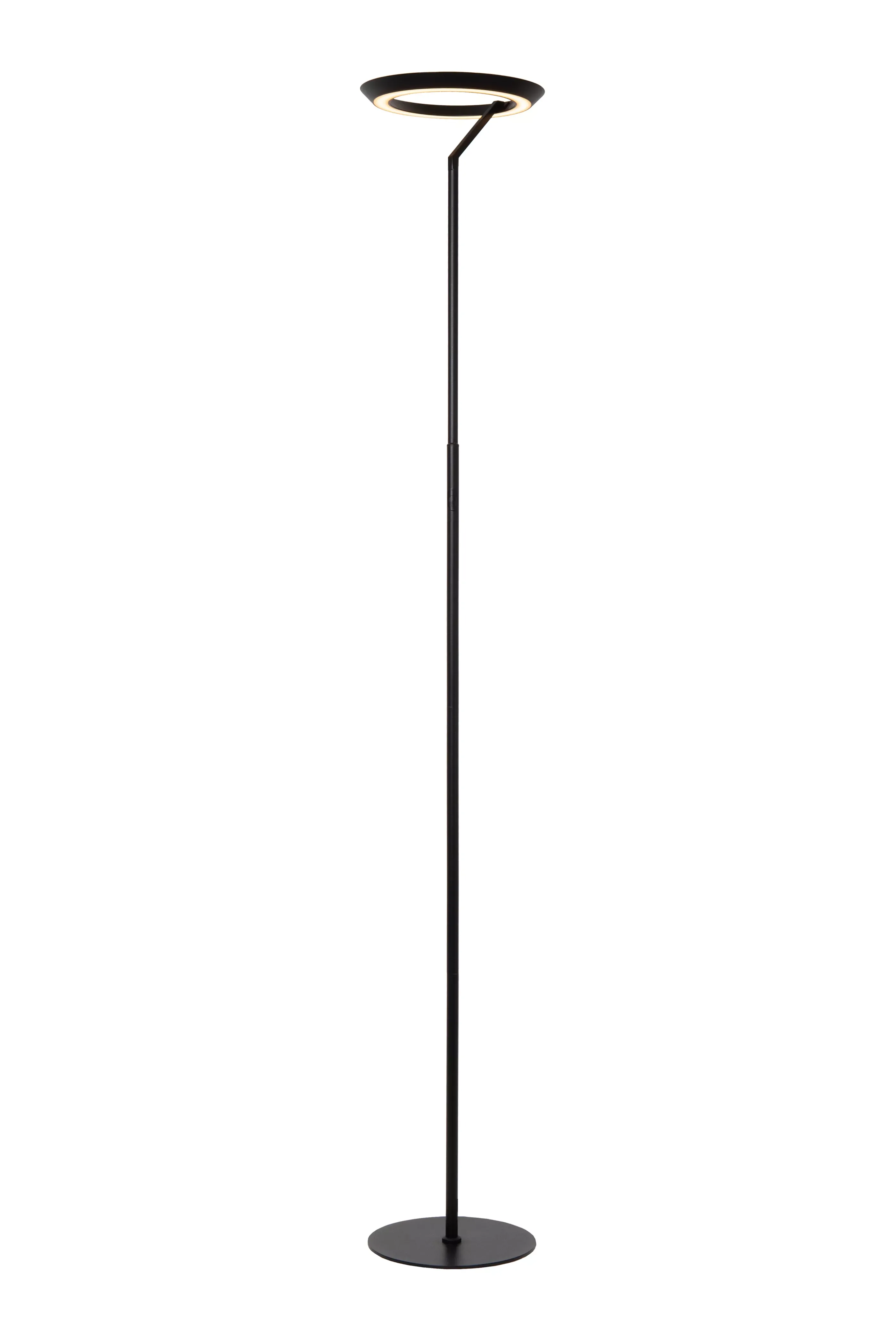 Shop CELESTE - Vloerlamp - Ø 28 cm - LED Dimb. - 1x21W 2700K - Zwart Staande Lampen