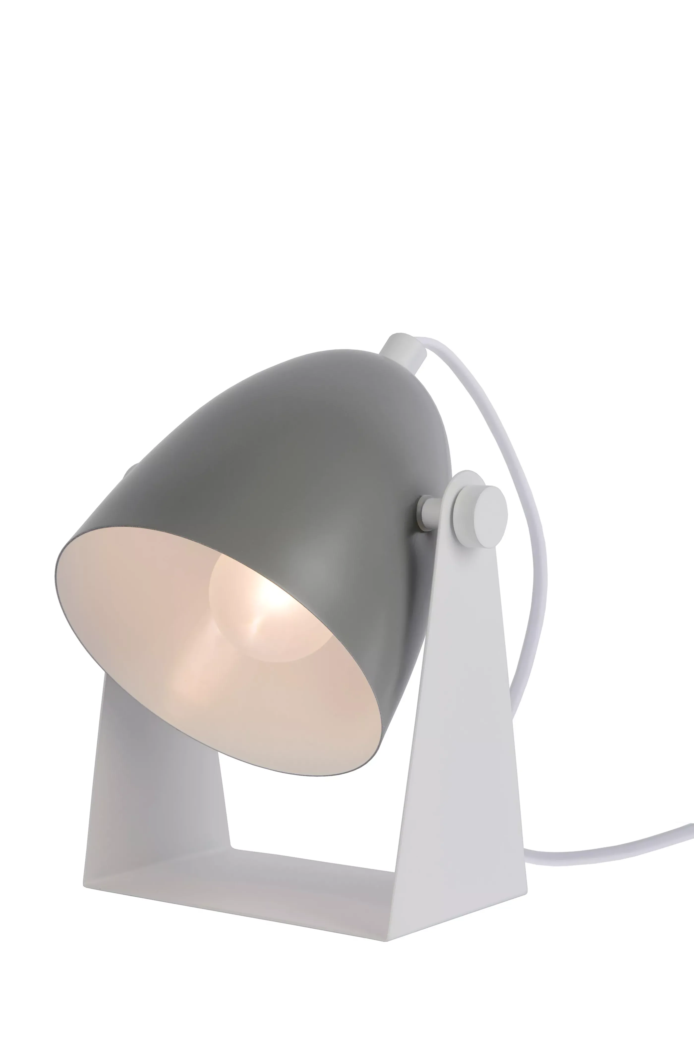 Outlet CHAGO - Tafellamp - 1xE14 - Grijs Tafellampen