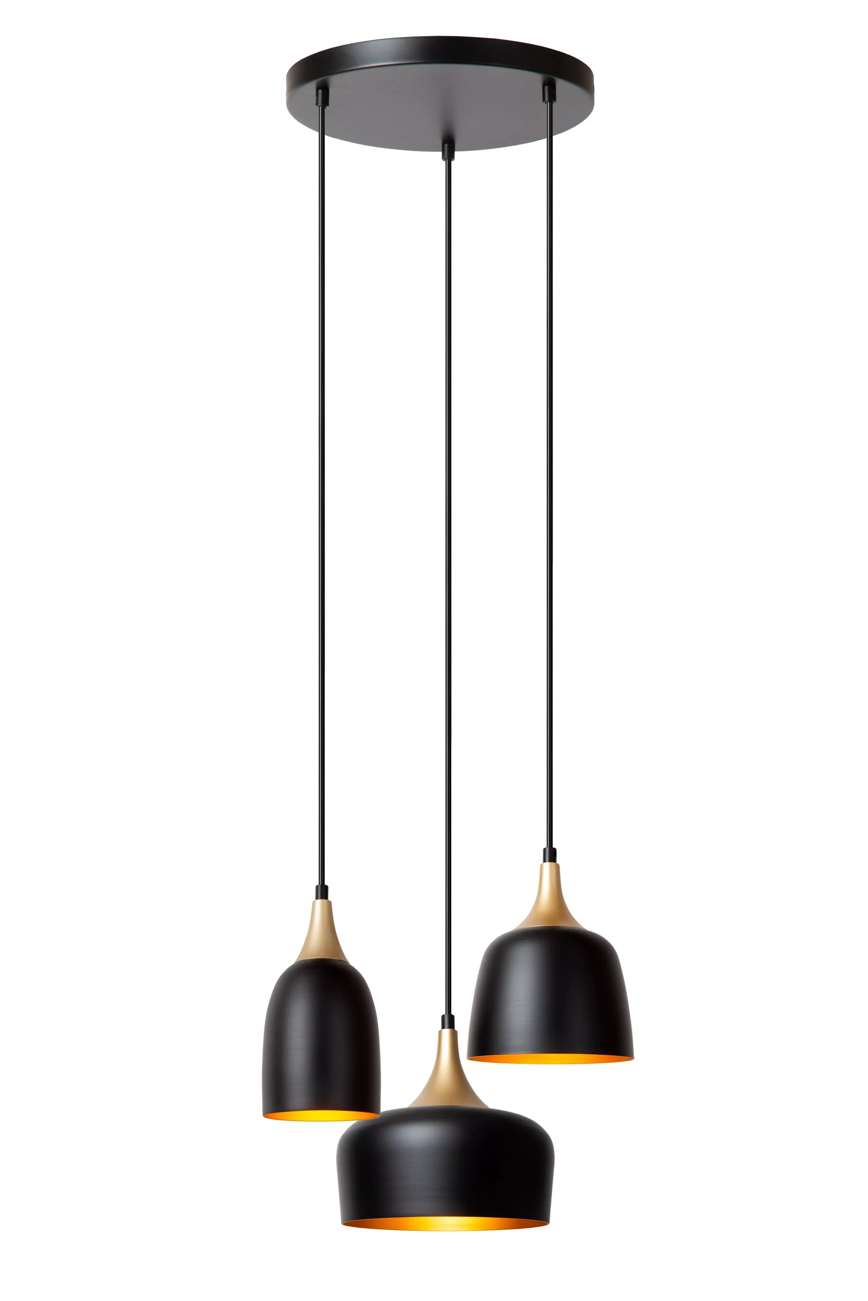 Shop CHAYANNE - Hanglamp - Ø 30 cm - 3xE14 - Zwart Hanglampen