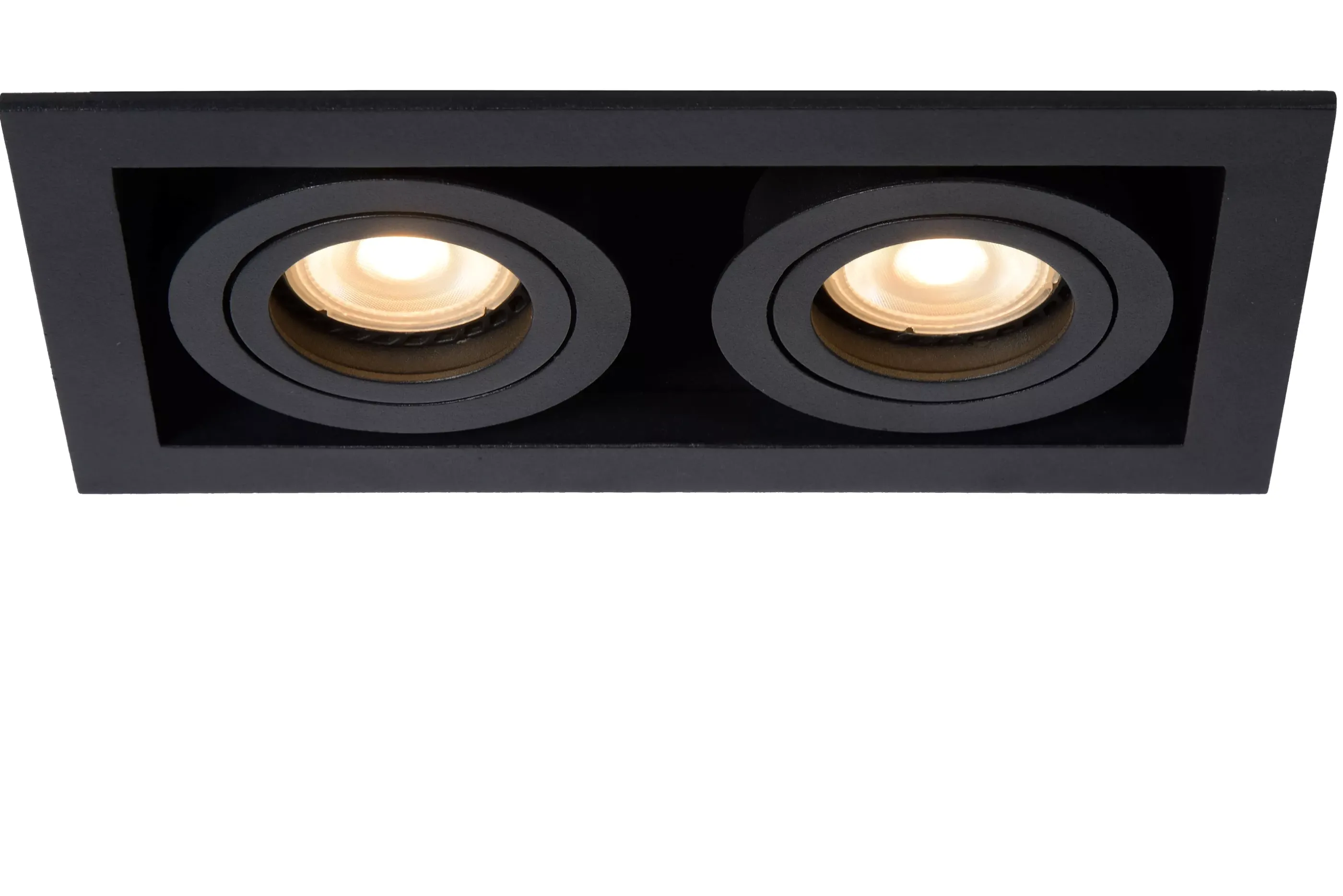 Flash Sale CHIMNEY - Inbouwspot - 2xGU10 - Zwart Inbouwverlichting