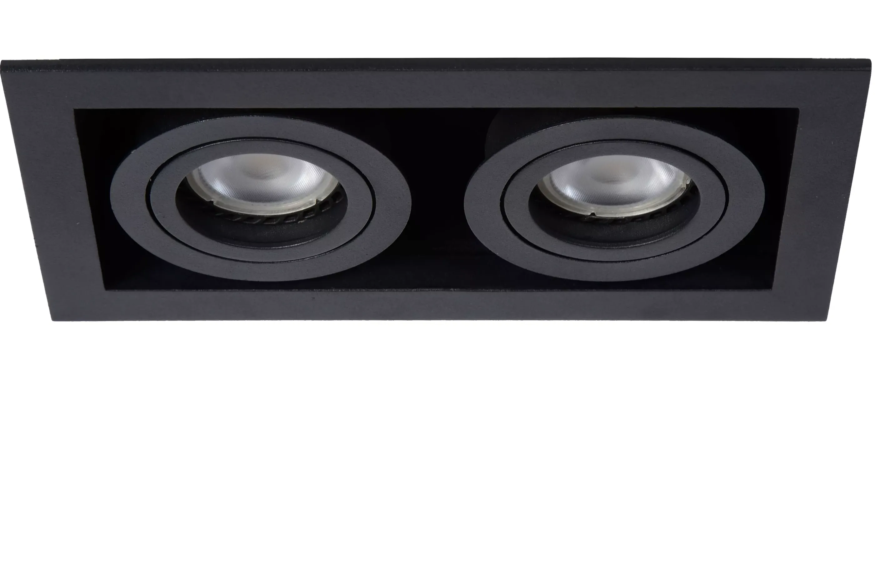 Flash Sale CHIMNEY - Inbouwspot - 2xGU10 - Zwart Inbouwverlichting