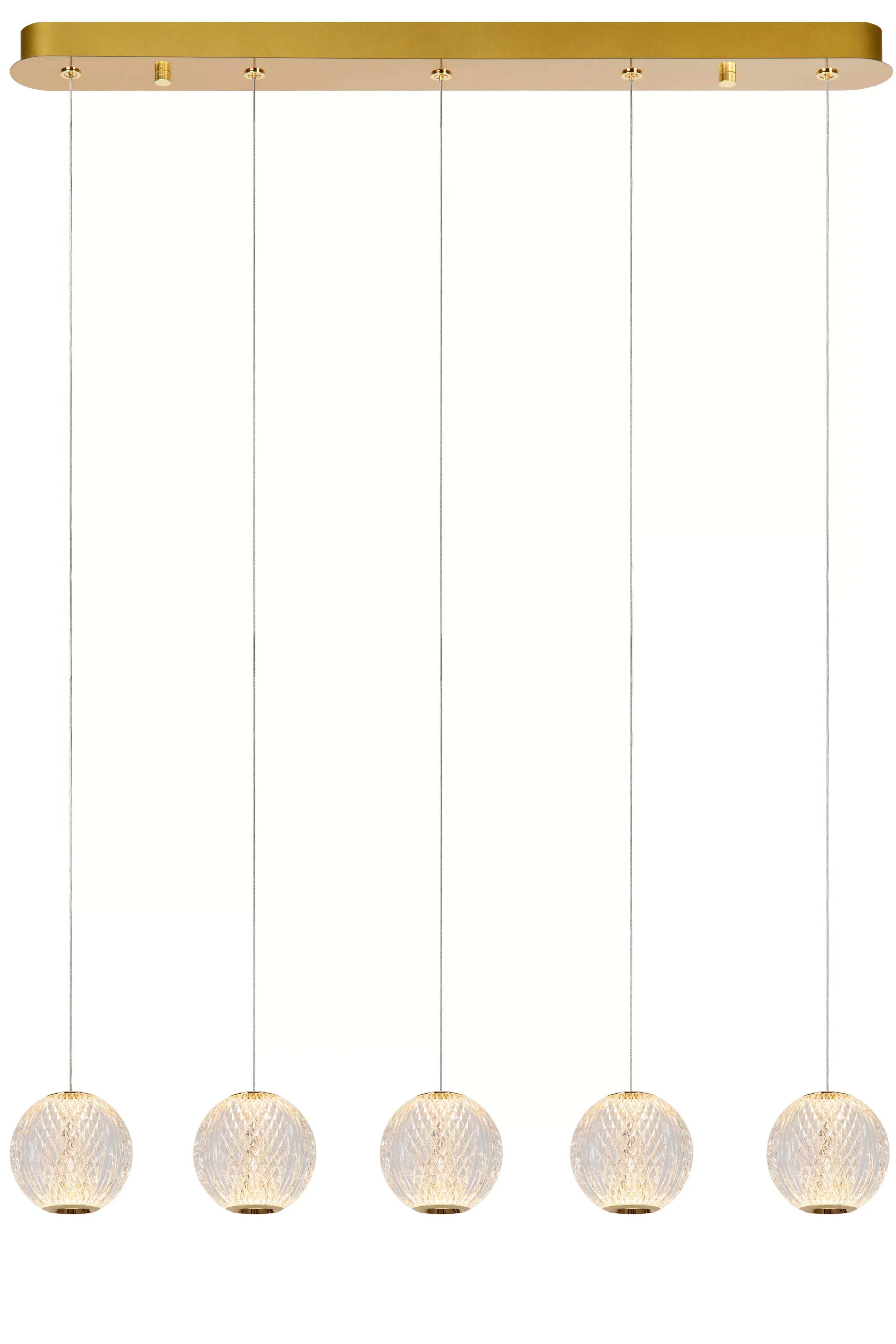 Online CINTRA - Hanglamp - LED Dimb. - 5x4,7W 2700K - Transparant Hanglampen