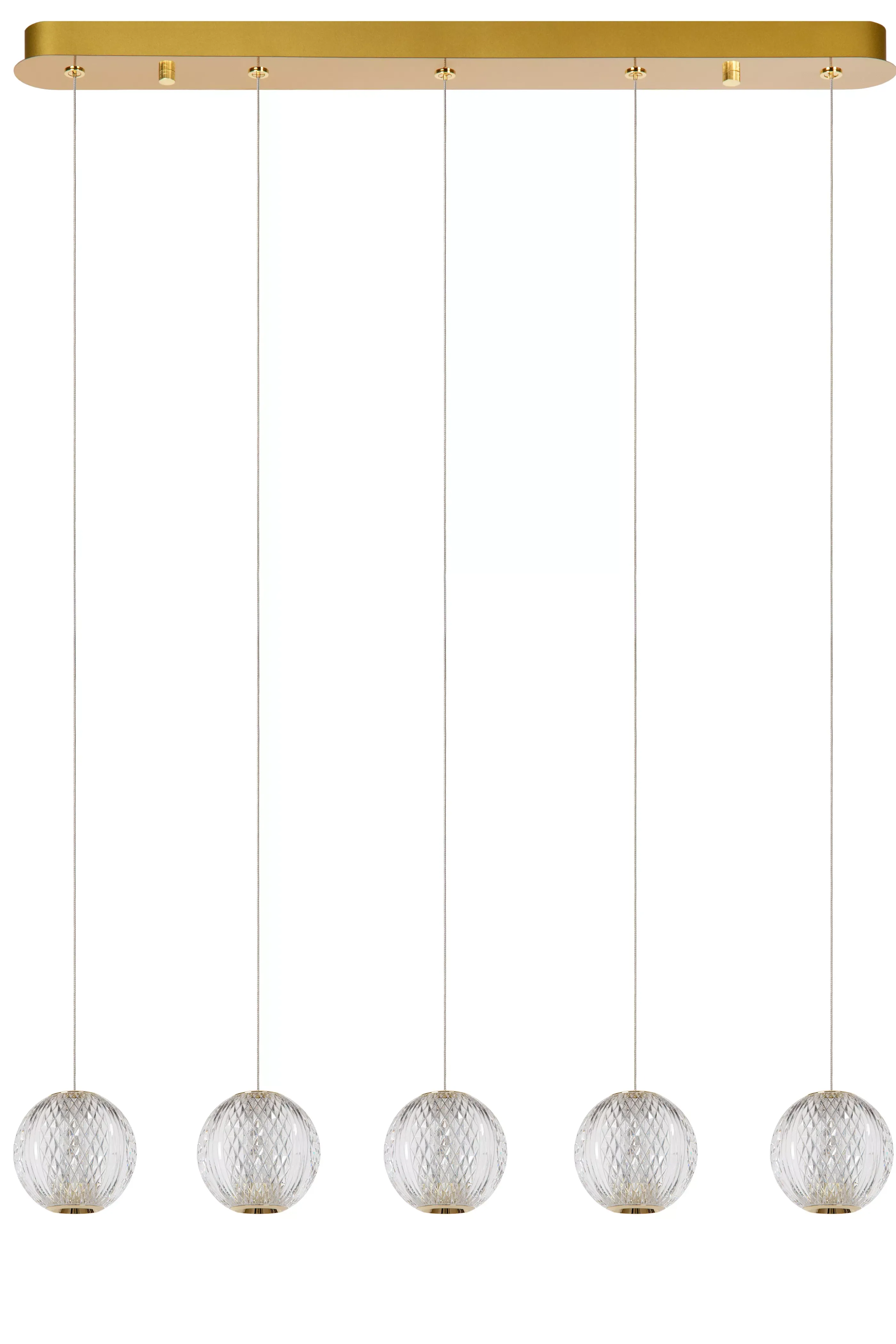 Online CINTRA - Hanglamp - LED Dimb. - 5x4,7W 2700K - Transparant Hanglampen