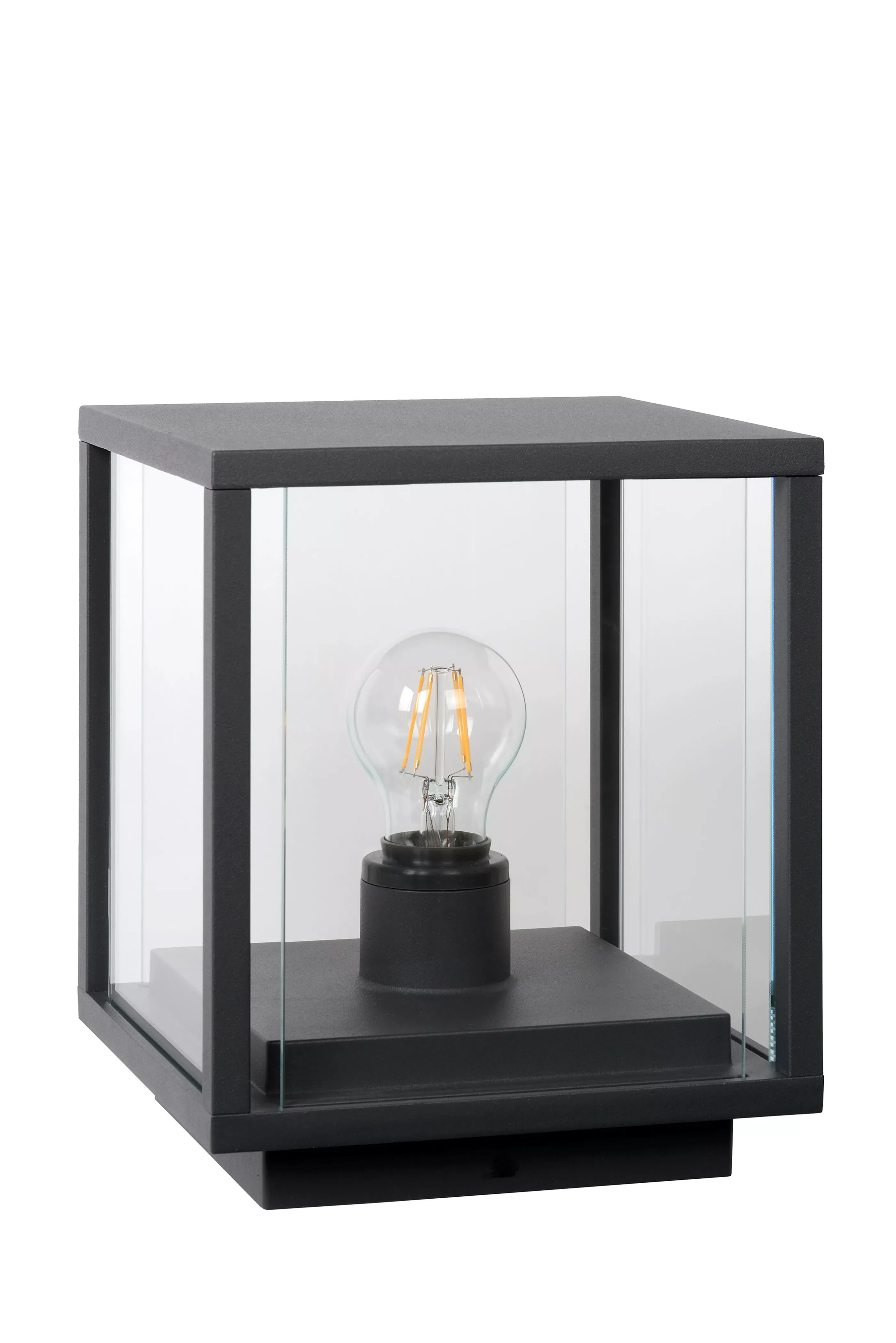 Fashion CLAIRE - Sokkellamp - 1xE27 - IP54 - Antraciet Sokkellampen