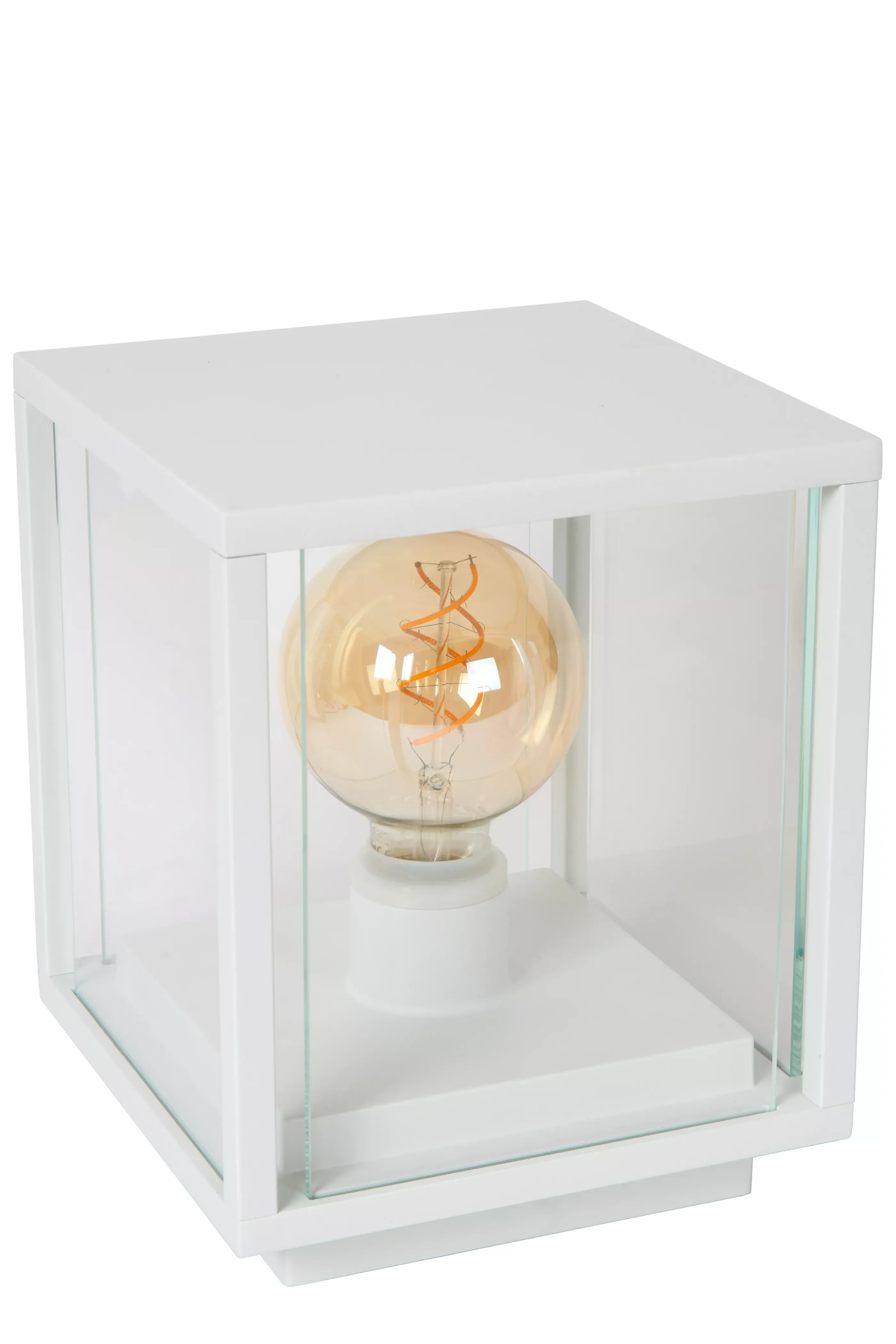 Fashion CLAIRE - Sokkellamp - 1xE27 - IP54 - Wit Sokkellampen