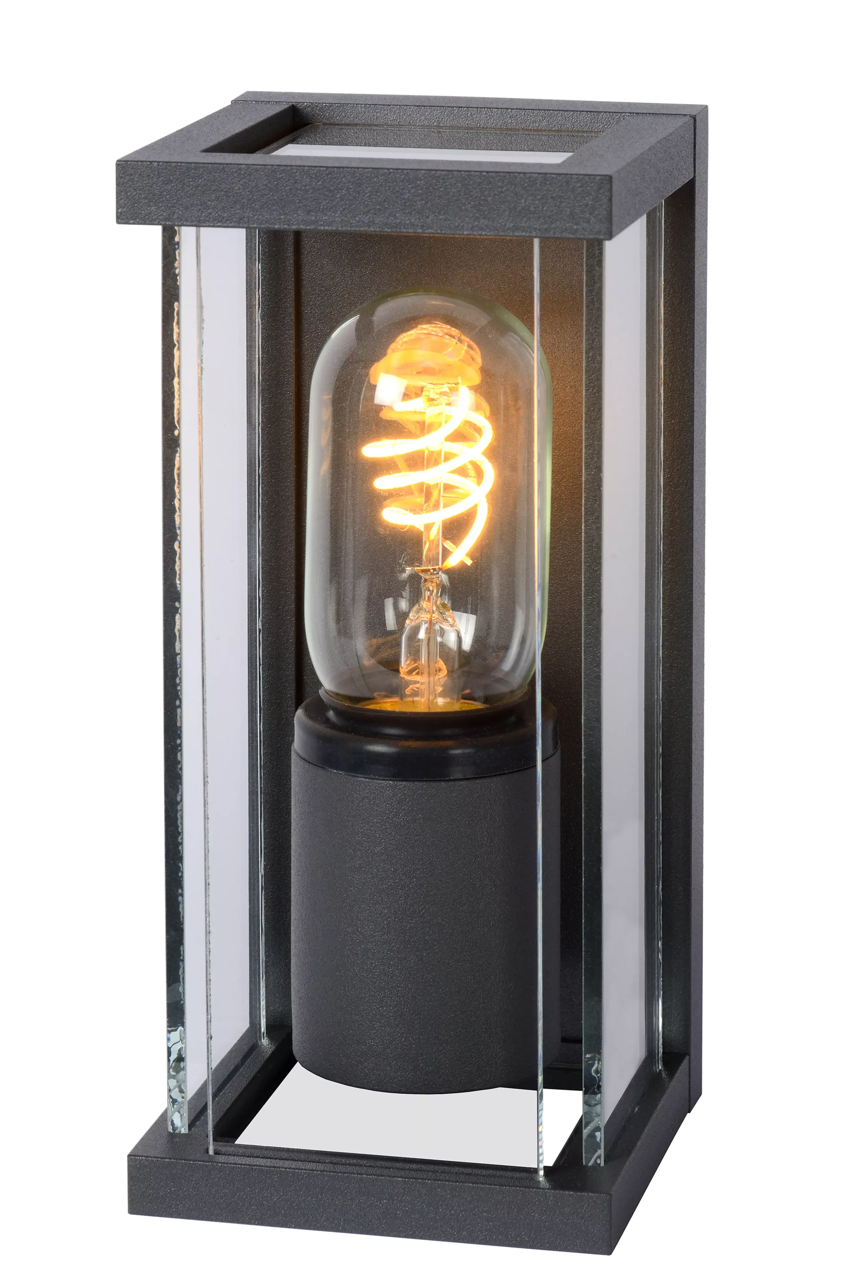 Best CLAIRE - Wandlamp Binnen/Buiten - 1xE27 - IP54 - Antraciet Wandverlichting Buiten