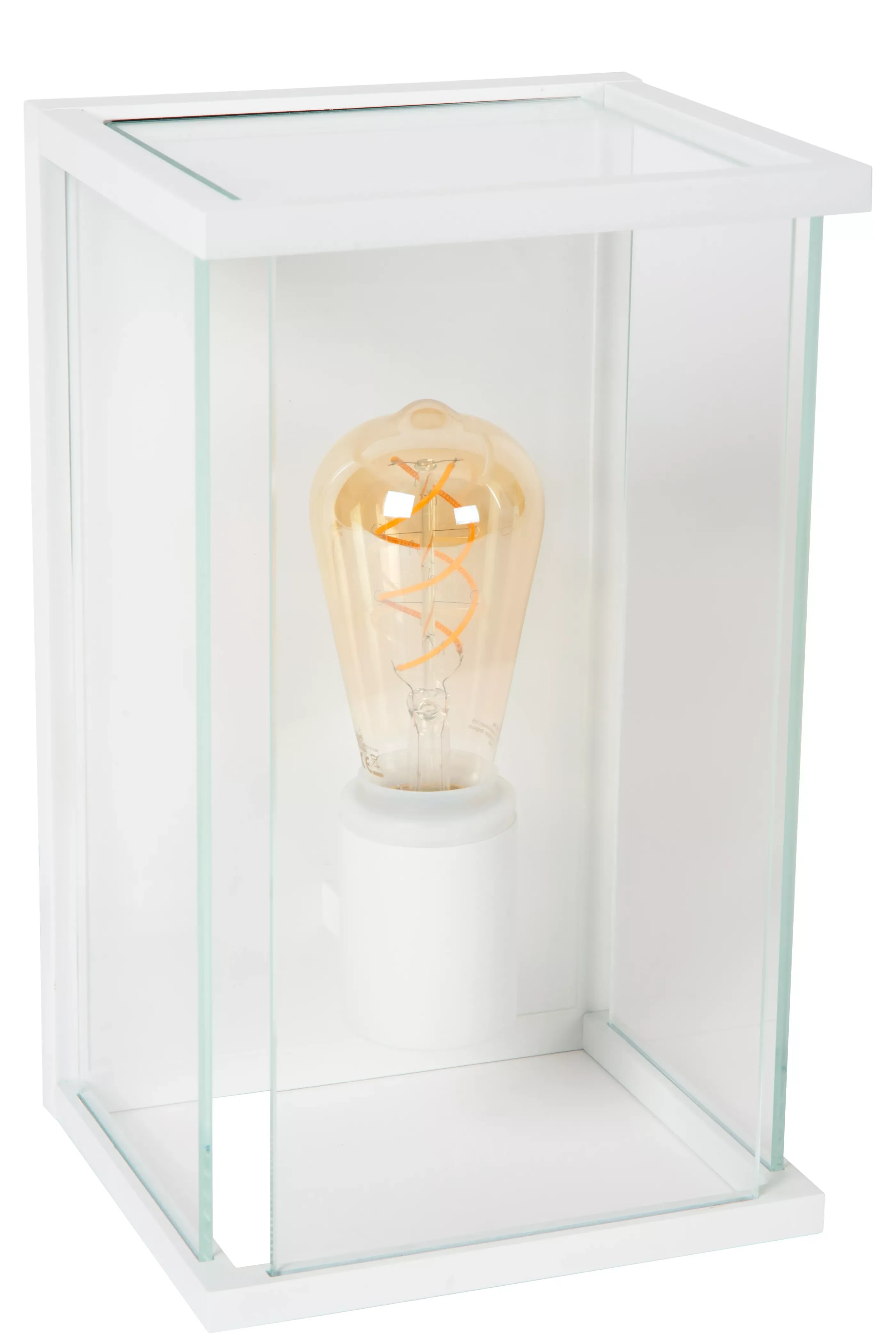 Hot CLAIRE - Wandlamp Binnen/Buiten - 1xE27 - IP54 - Wit Wandverlichting Buiten