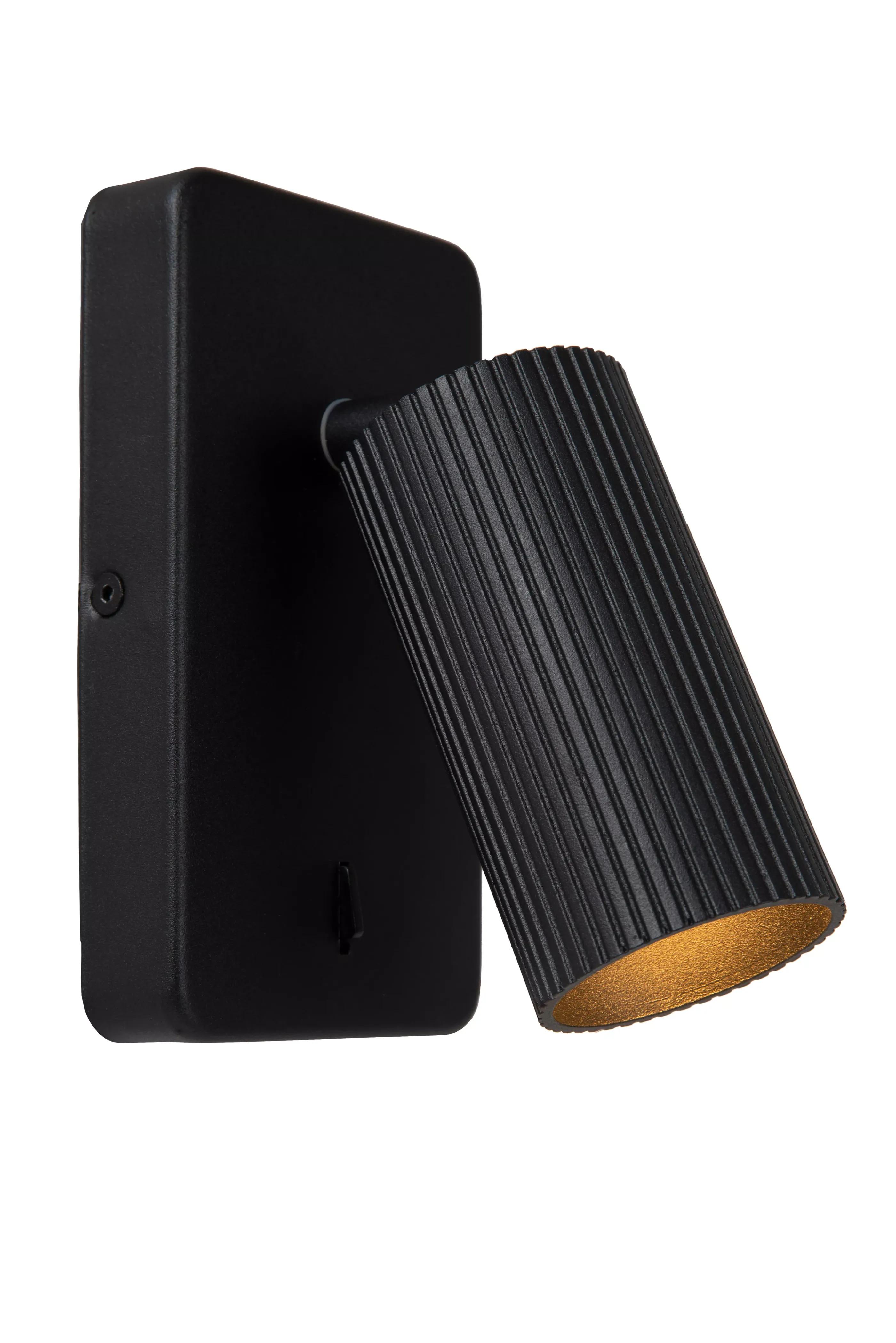 Sale CLUBS - Bedlamp / Wandlamp - 1xGU10 - Zwart Wandverlichting