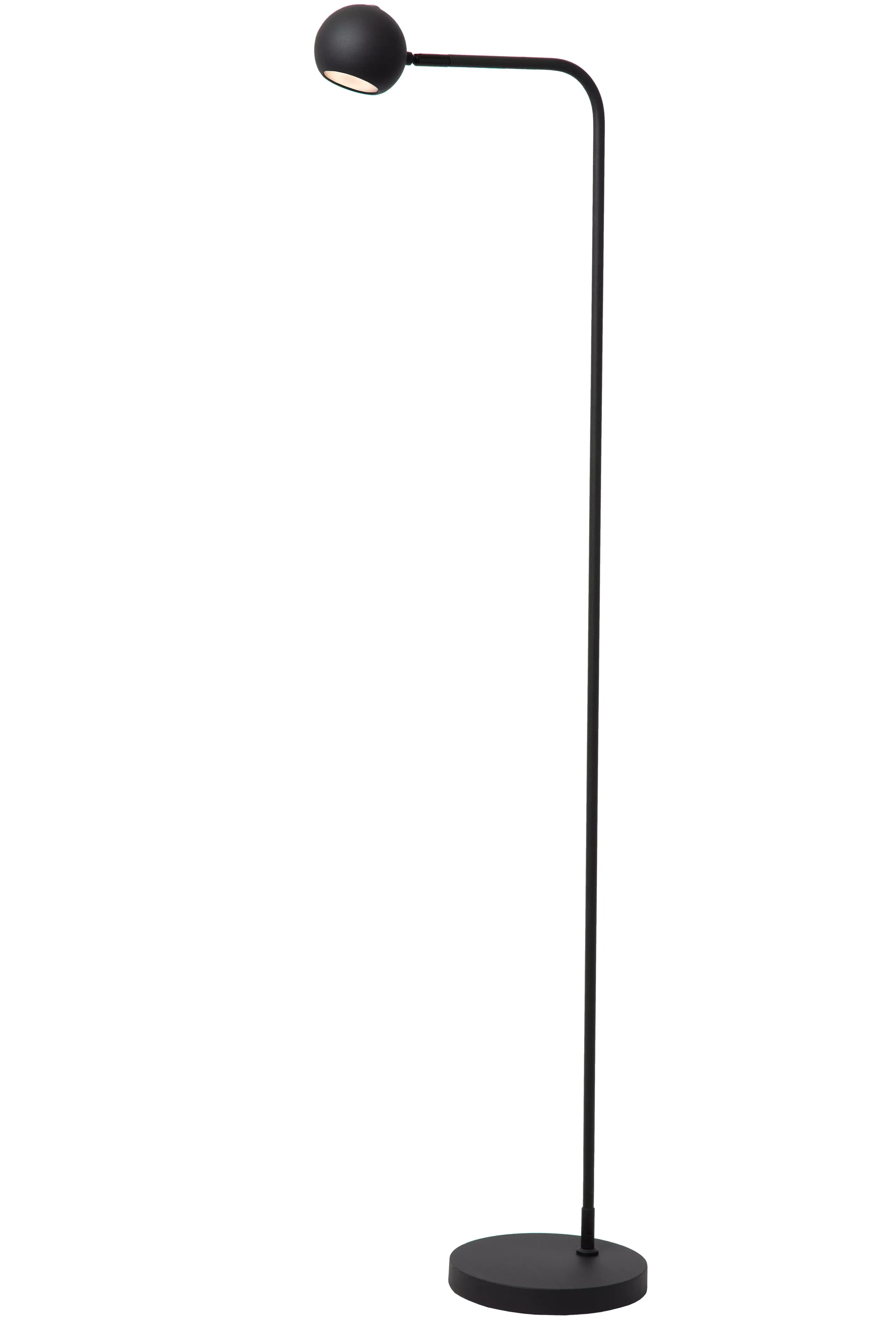 Clearance COMET - Oplaadbare Vloerlamp - Accu/Batterij - LED 3 StepDim - 1x3W 2700K - Zwart Staande Lampen