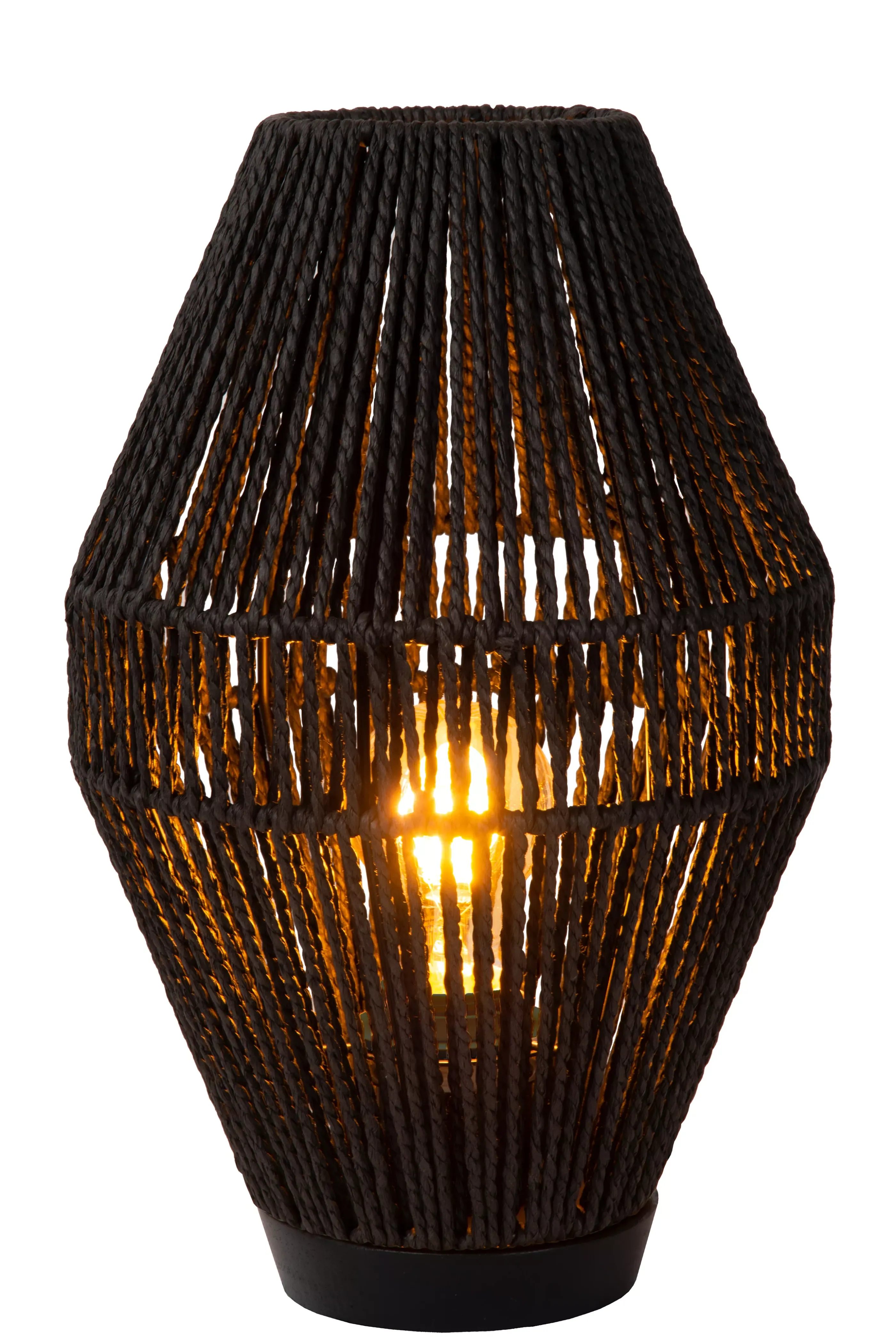Outlet CORDULLE - Tafellamp - 1xE27 - Zwart Tafellampen