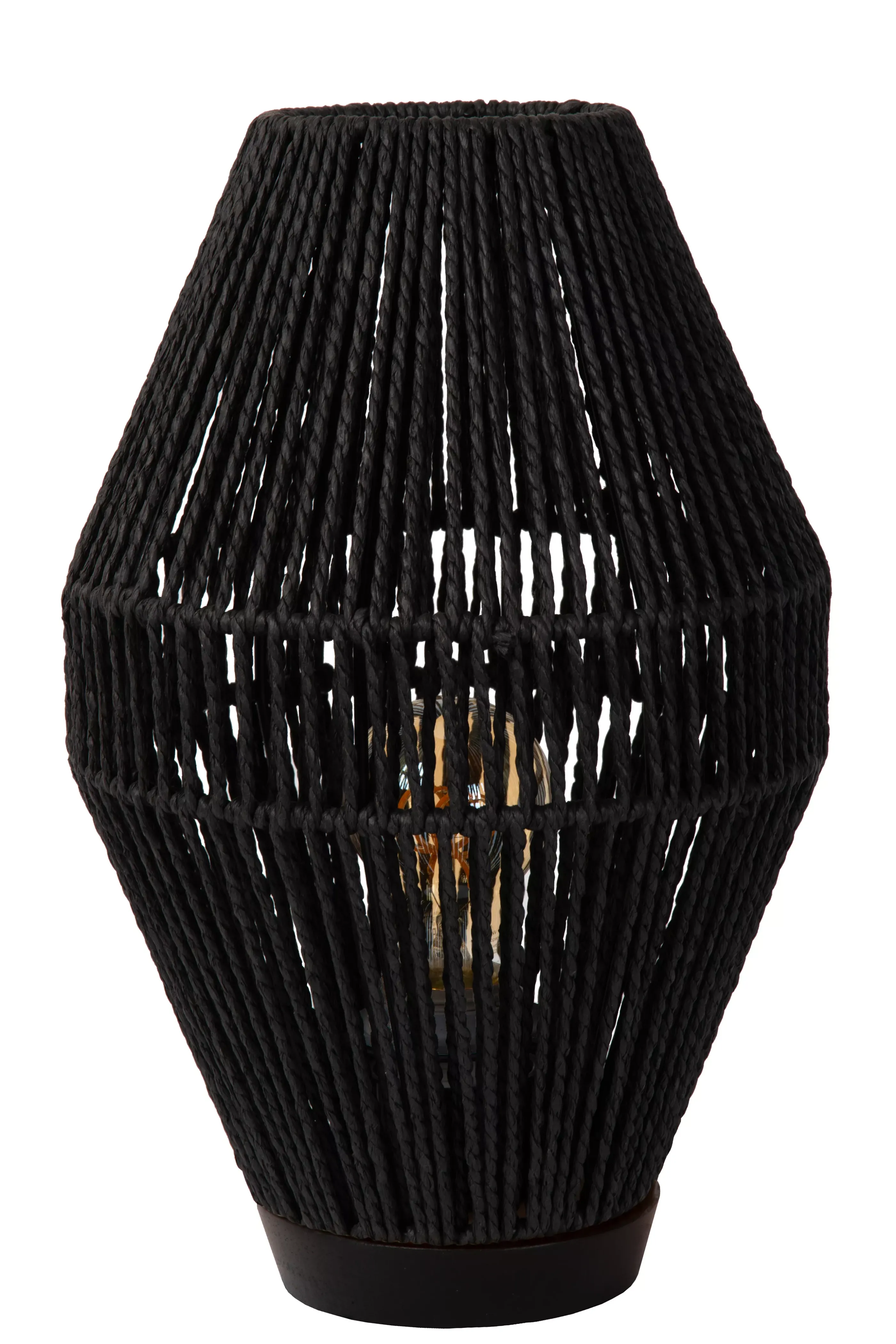 Outlet CORDULLE - Tafellamp - 1xE27 - Zwart Tafellampen