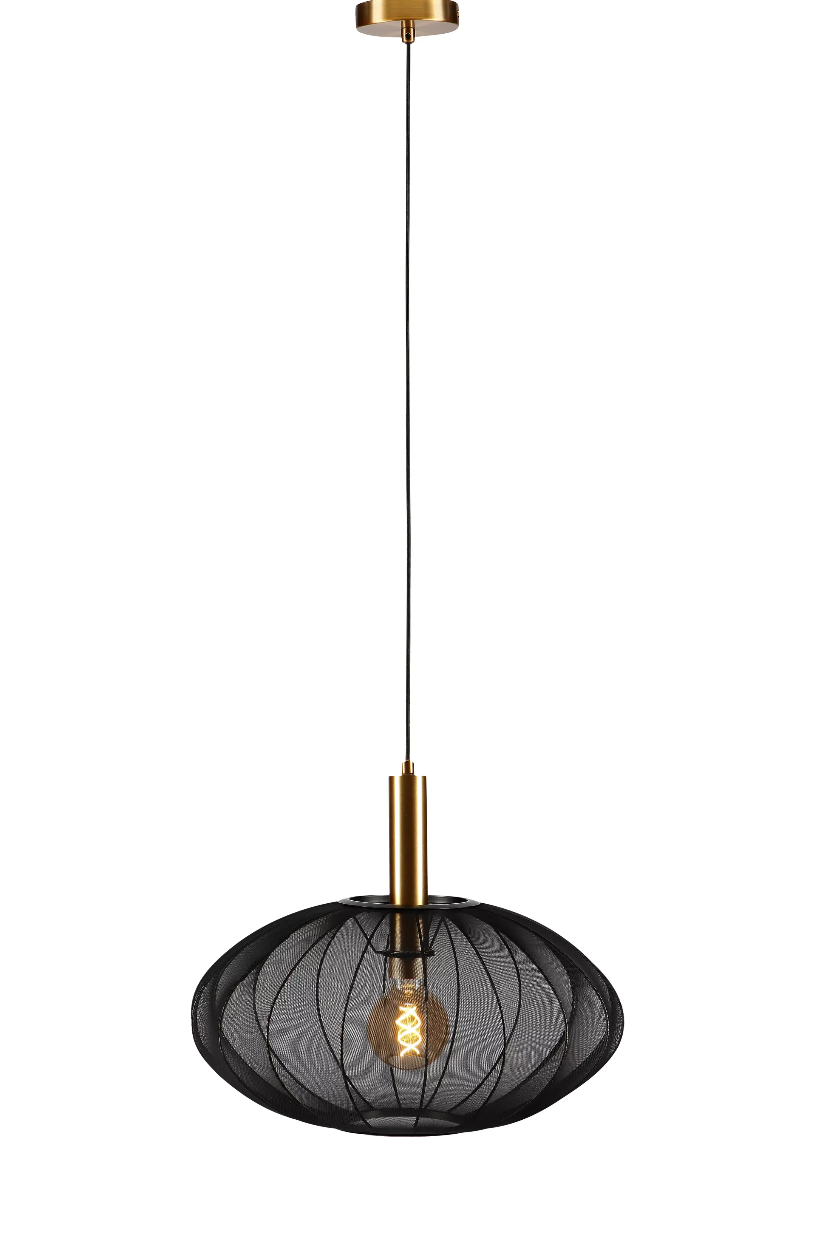 Cheap CORINA - Hanglamp - Ø 50 cm - 1xE27 - Zwart Hanglampen