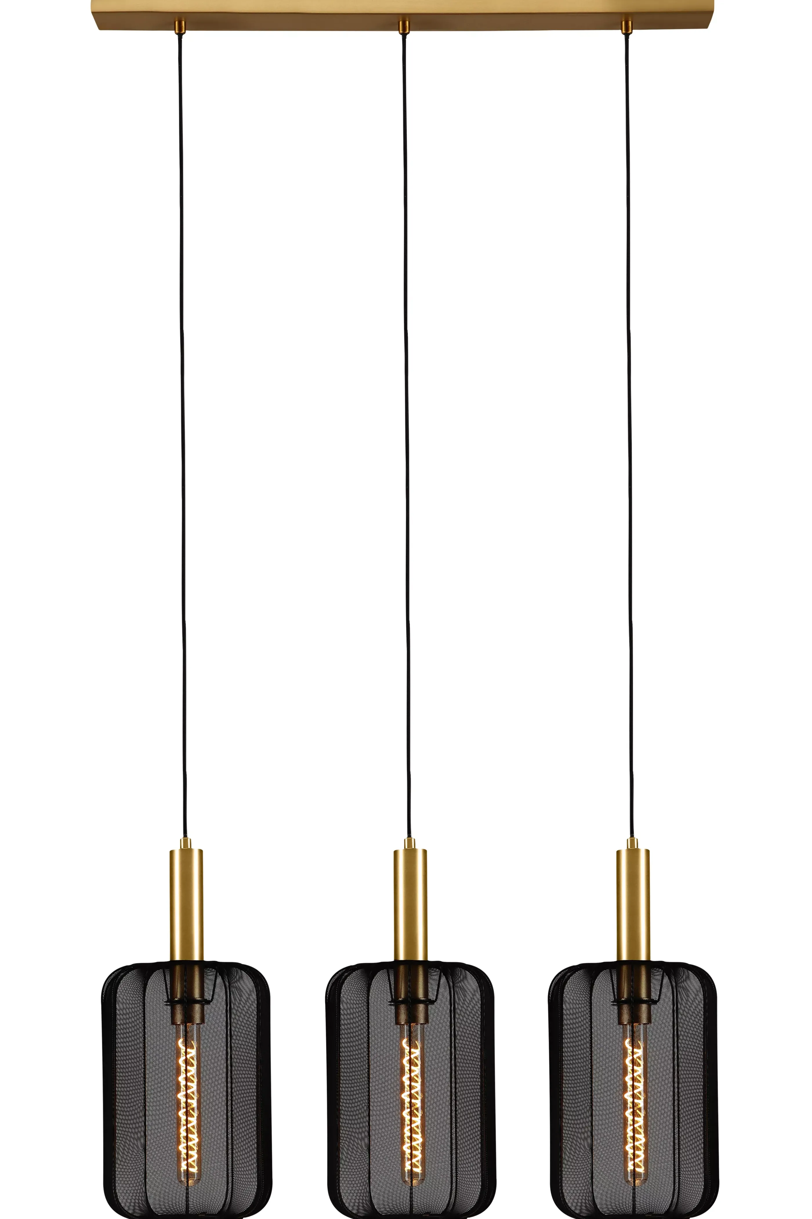 Store CORINA - Hanglamp - 3xE27 - Zwart Hanglampen