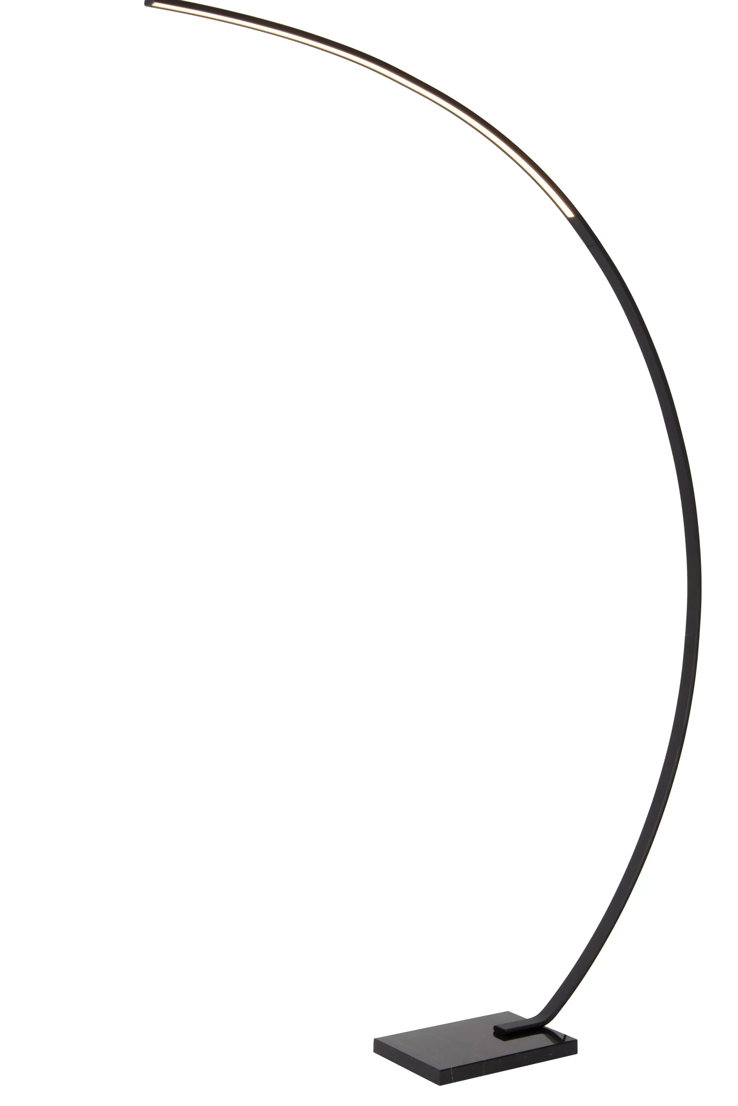 Online CURVE - Booglamp - LED Dimb. - 1x15W 2700K - Zwart Staande Lampen