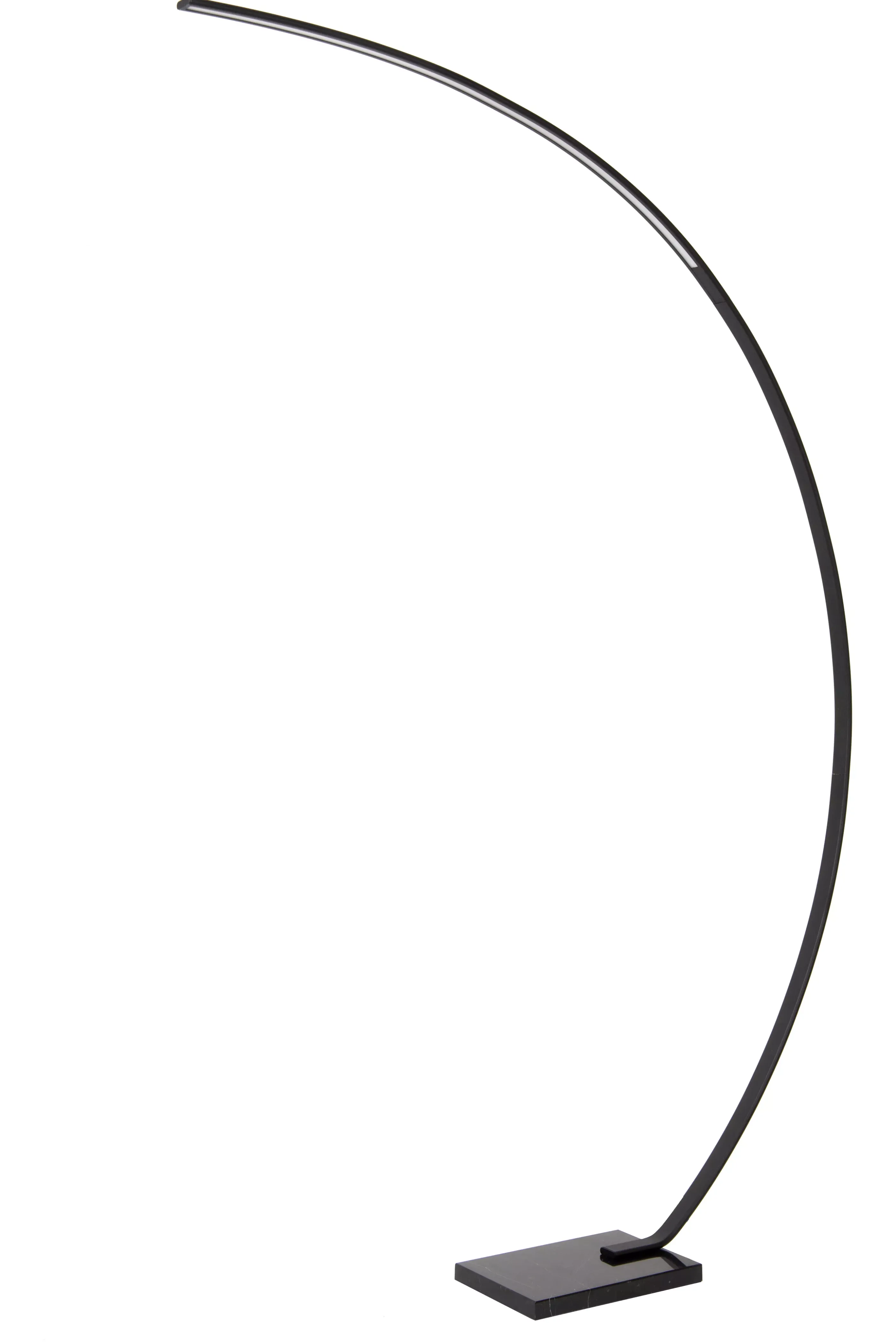 Online CURVE - Booglamp - LED Dimb. - 1x15W 2700K - Zwart Staande Lampen