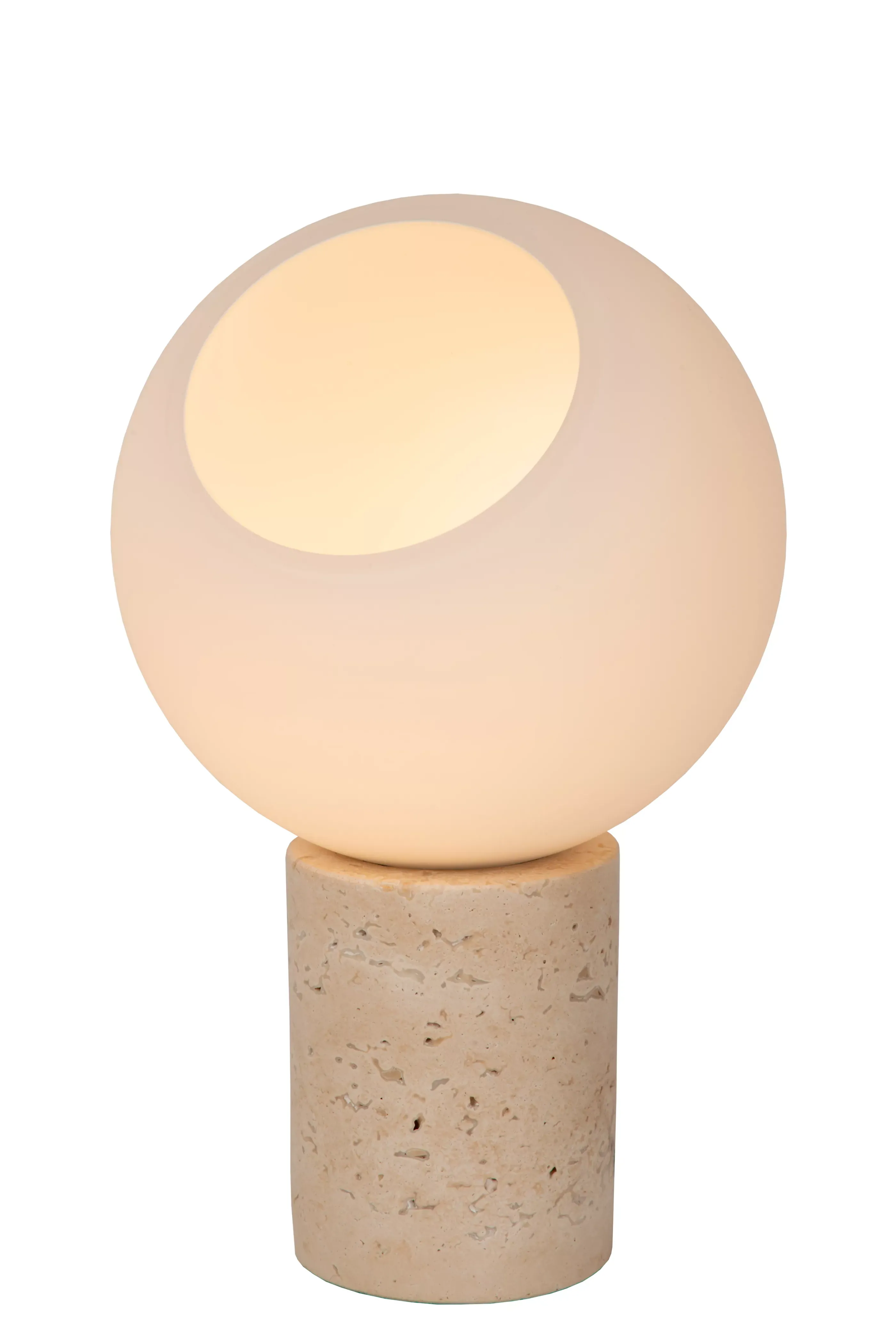 Online DAVIN - Tafellamp - 1xE27 - Opaal Tafellampen