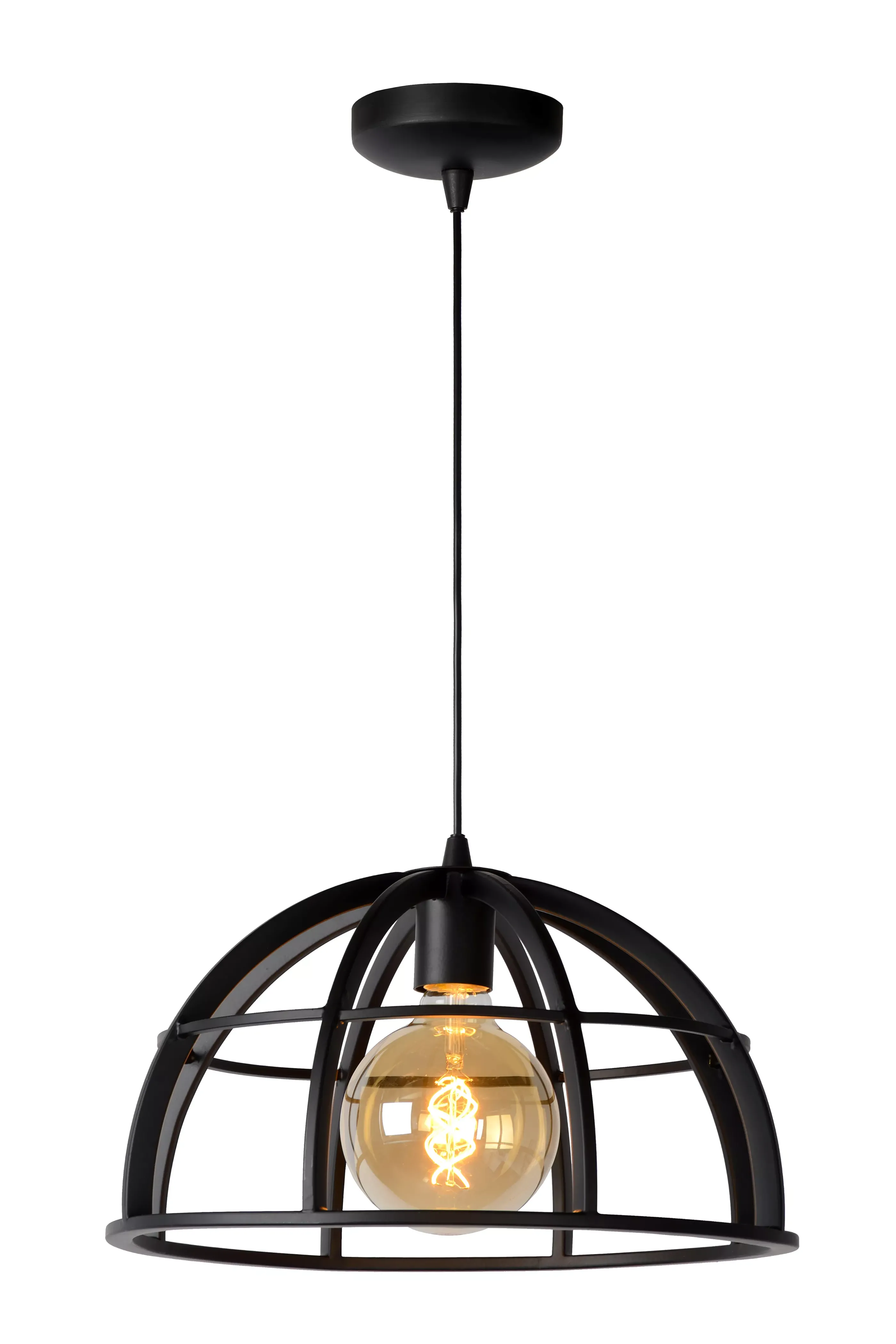 Cheap DIKRA - Hanglamp - Ø 40 cm - 1xE27 - Zwart Hanglampen
